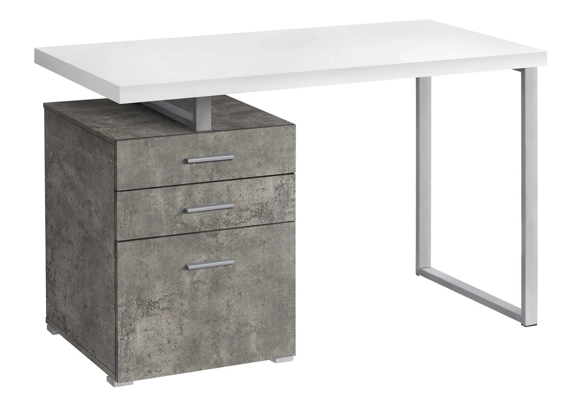 Computer Desk Left Right Set-Up Storage Drawers For Home Office - Image 2