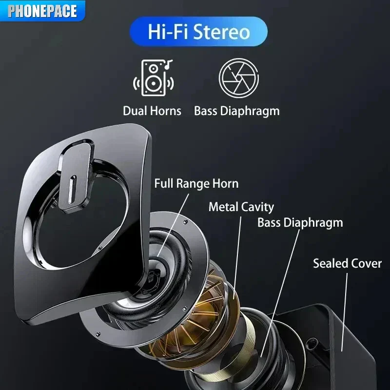 Computer Speaker Stereo Sound with Microphone – 3.5mm AUX PC Speaker for Home - Image 3