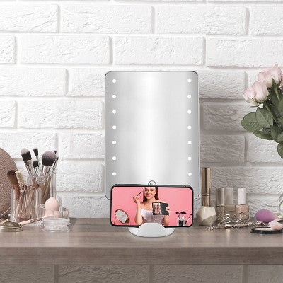 Conair LED Hollywood Lighted Social Media Makeup Mirror White - Imperfect Box - Image 15
