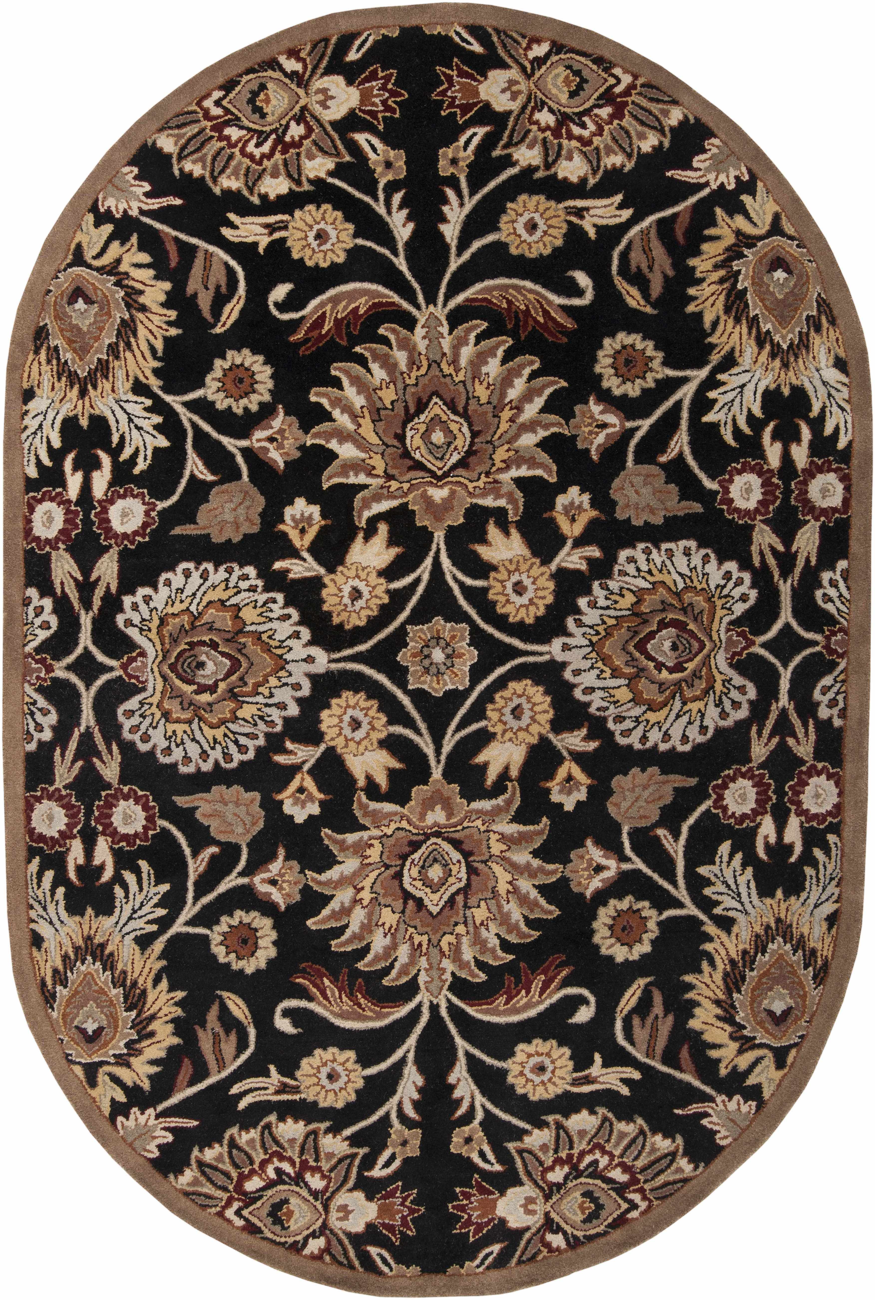 Conesus 1053 Hand Tufted Black Wool Rug - Image 10