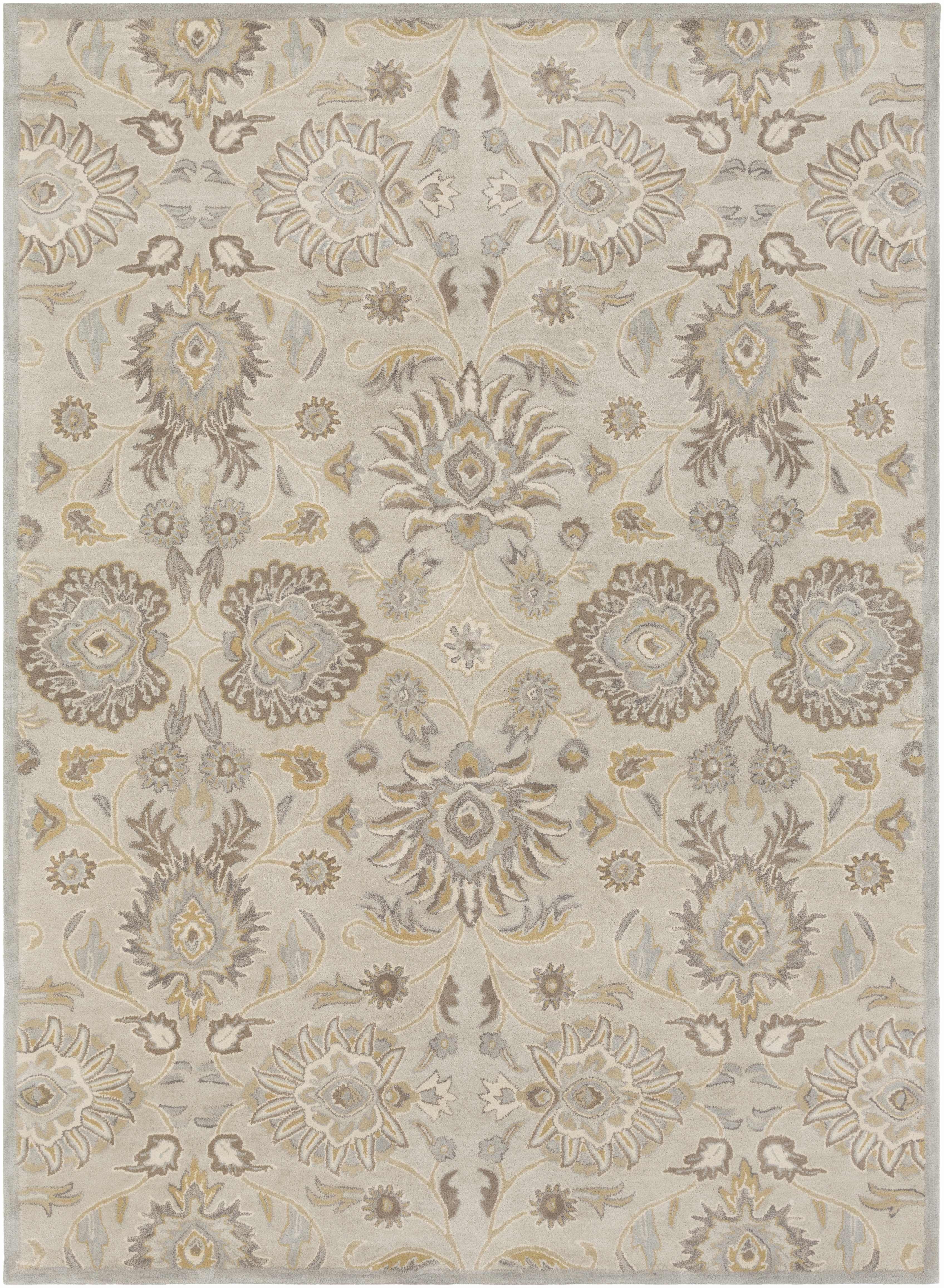 Conesus 1192 Hand Tufted Ivory&Taupe Wool Rug - Image 12