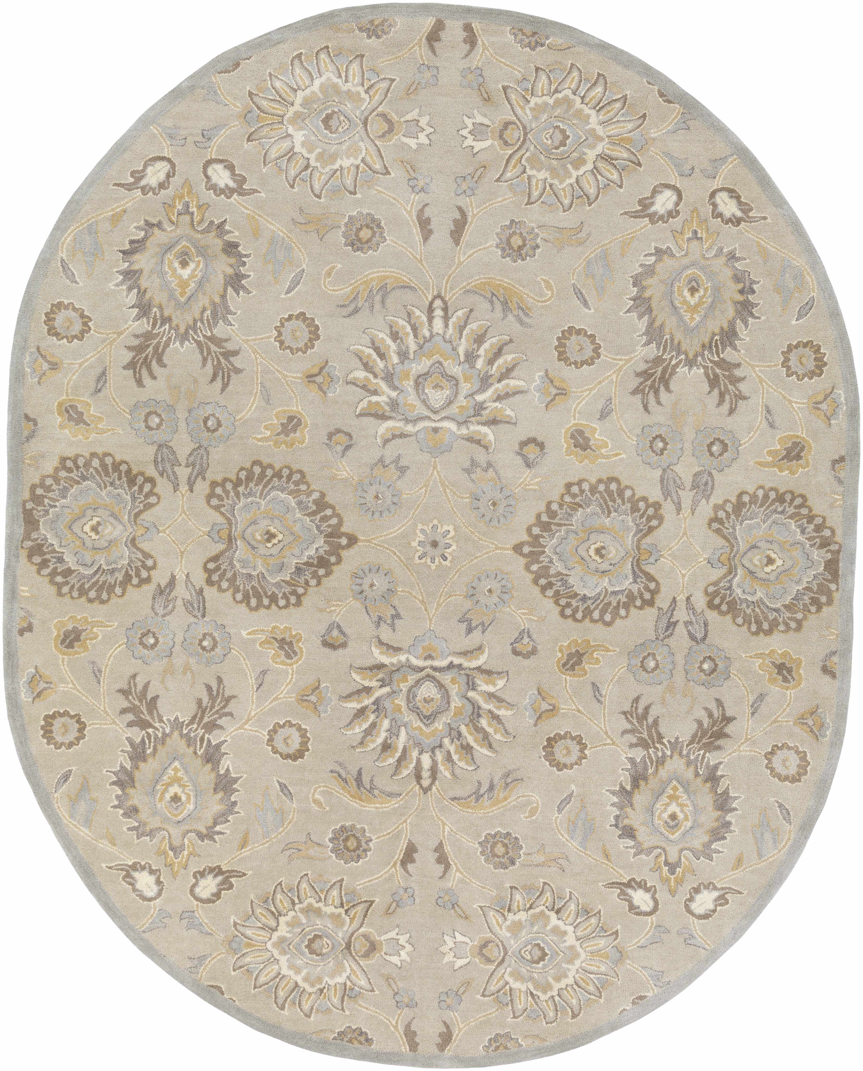 Conesus 1192 Hand Tufted Ivory&Taupe Wool Rug - Image 13