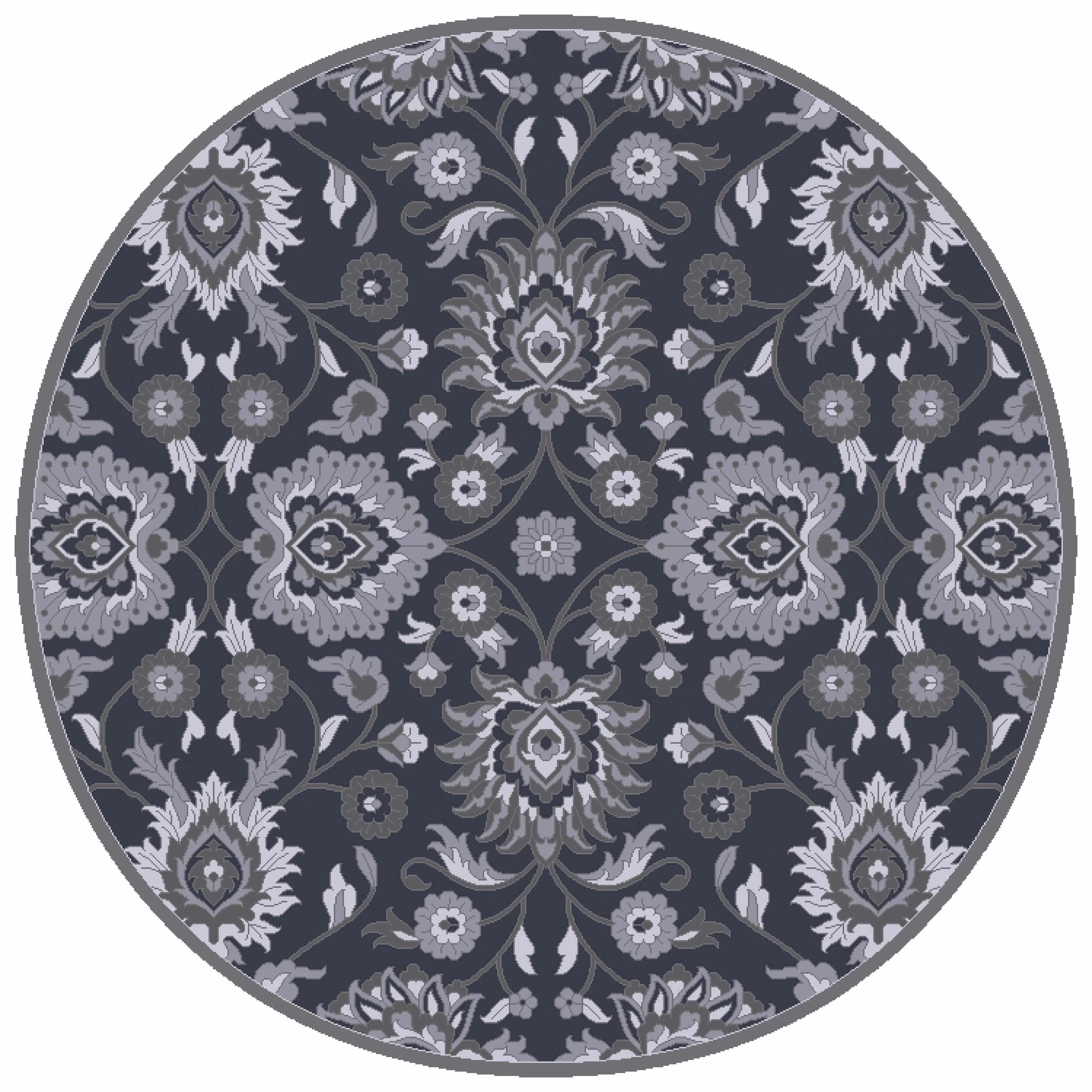 Conesus Hand Tufted Blue 1191 Area Rug - Clearance - Image 11