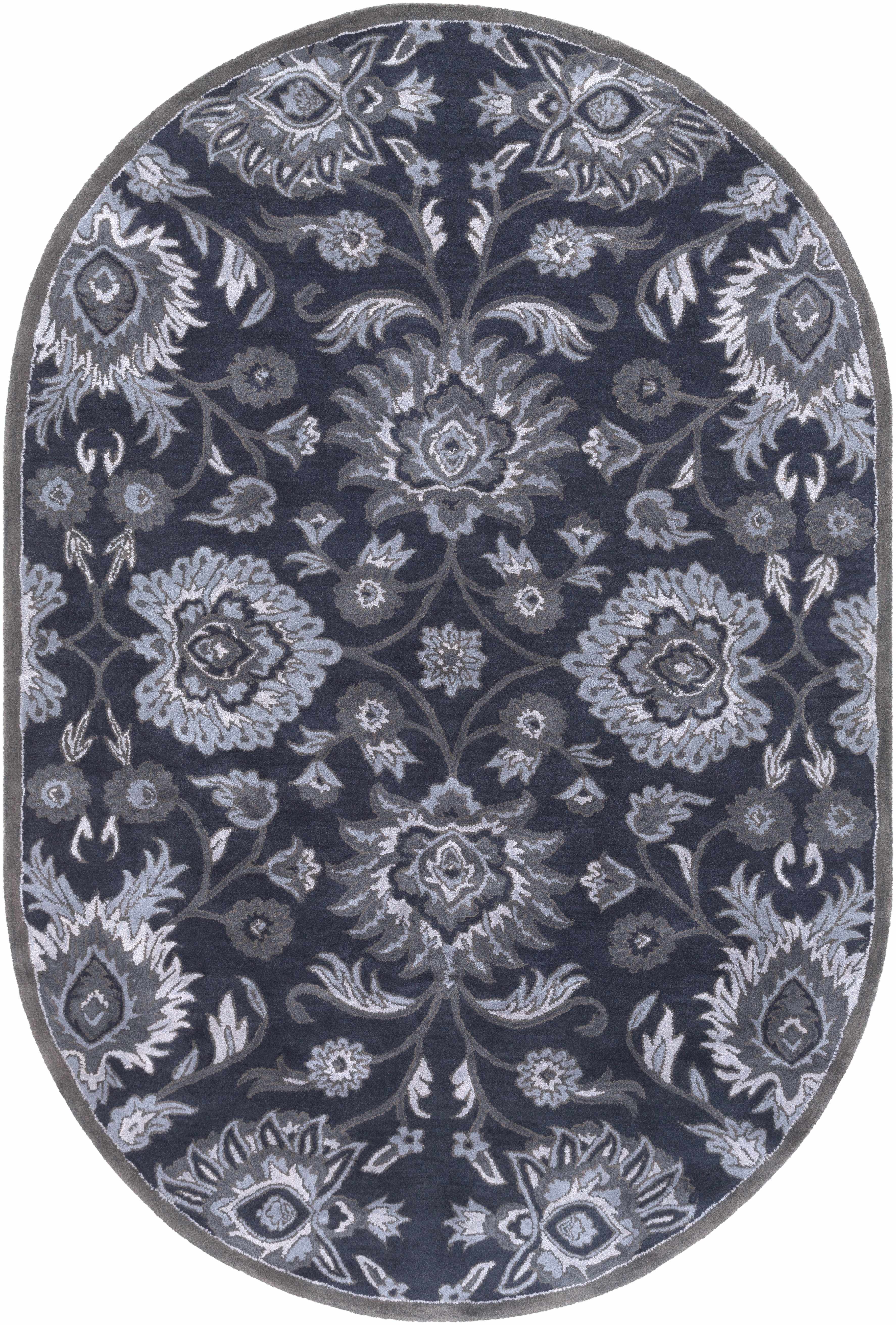 Conesus Hand Tufted Blue 1191 Area Rug - Clearance - Image 3