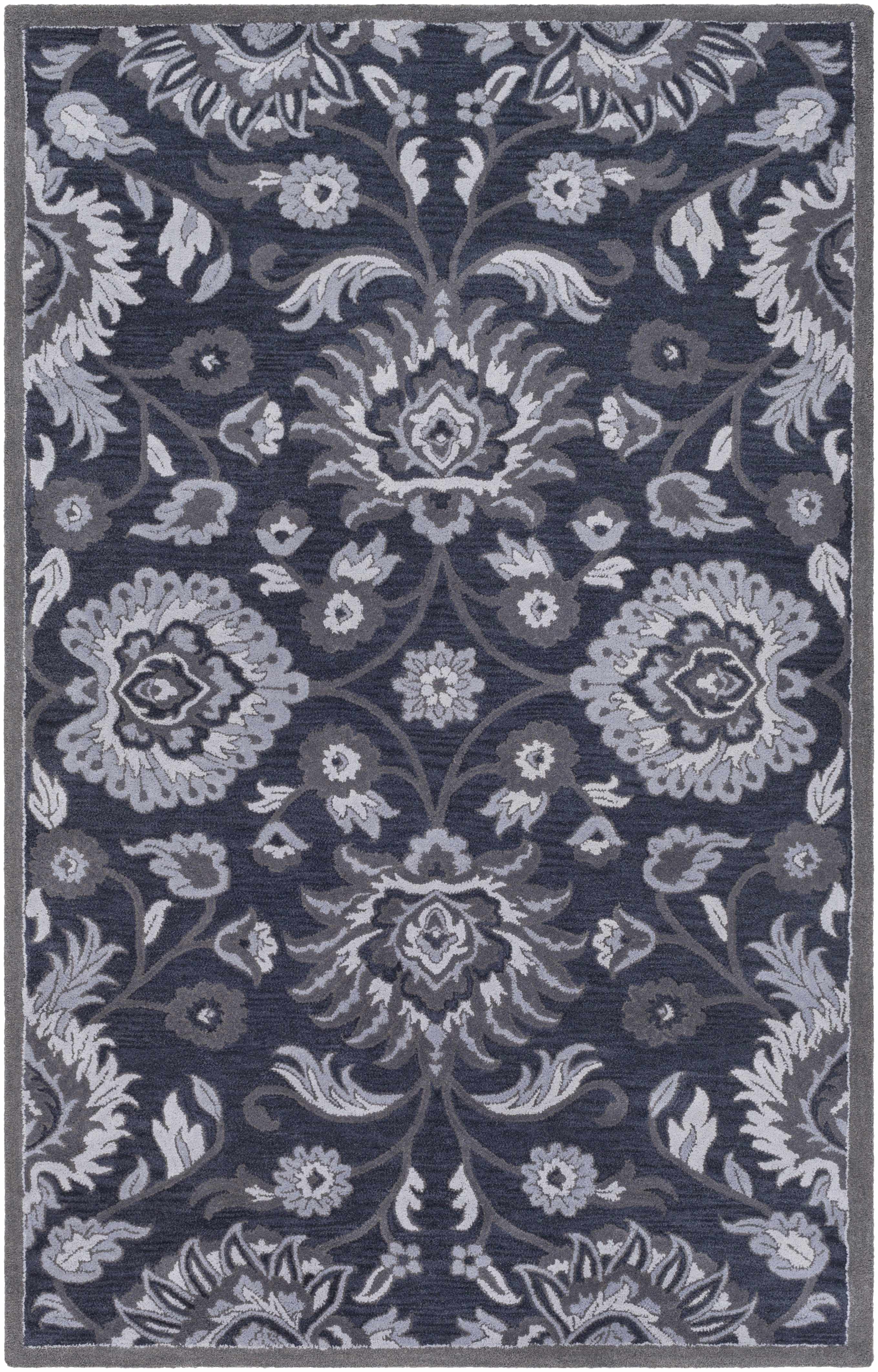 Conesus Hand Tufted Blue 1191 Area Rug - Clearance - Image 4