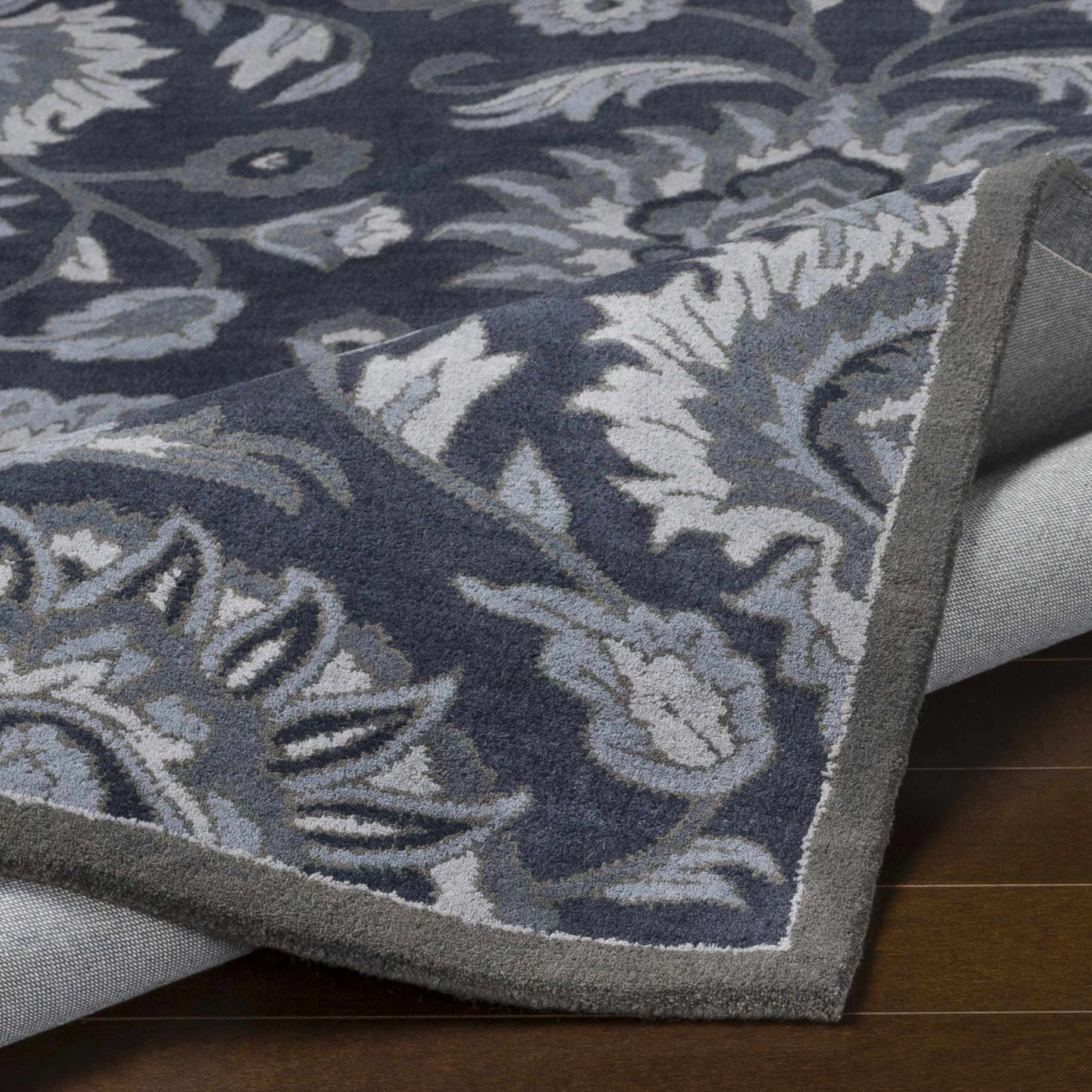 Conesus Hand Tufted Blue 1191 Area Rug - Clearance - Image 6