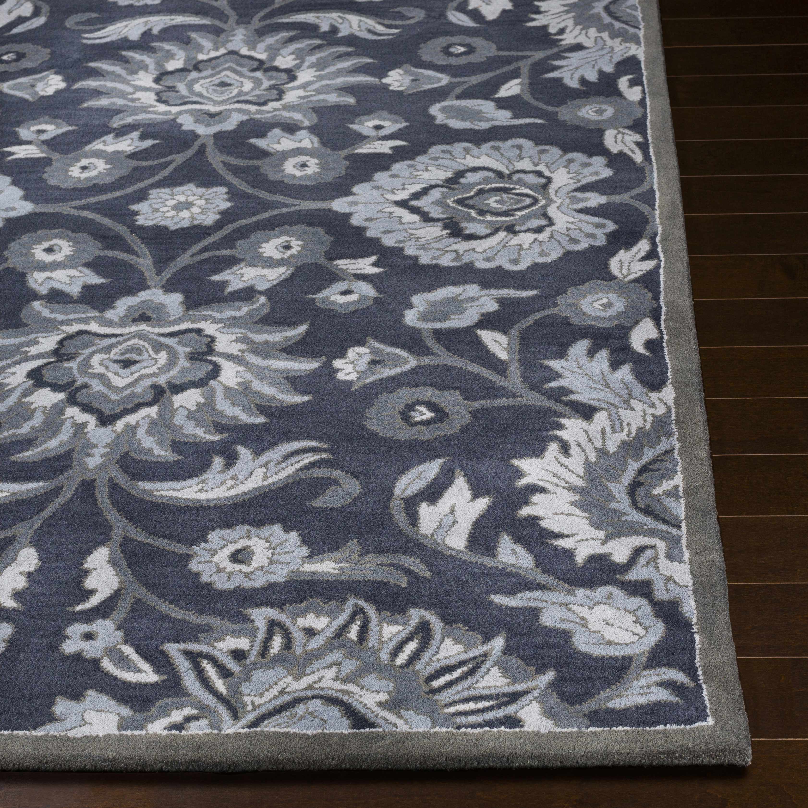 Conesus Hand Tufted Blue 1191 Area Rug - Clearance - Image 8