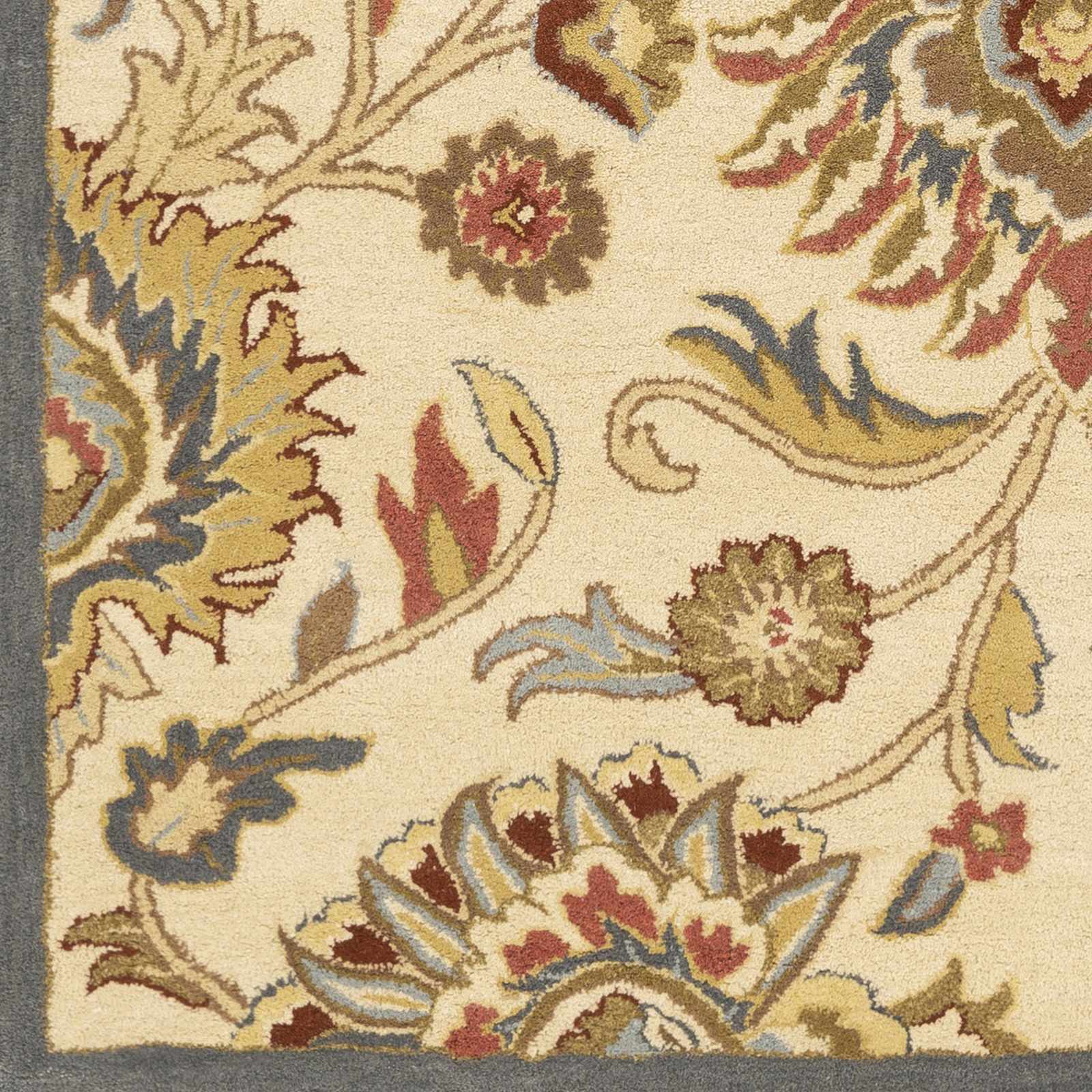 Conesus Hand Tufted Blue & Rust 1204  Area Rug - Clearance - Image 6
