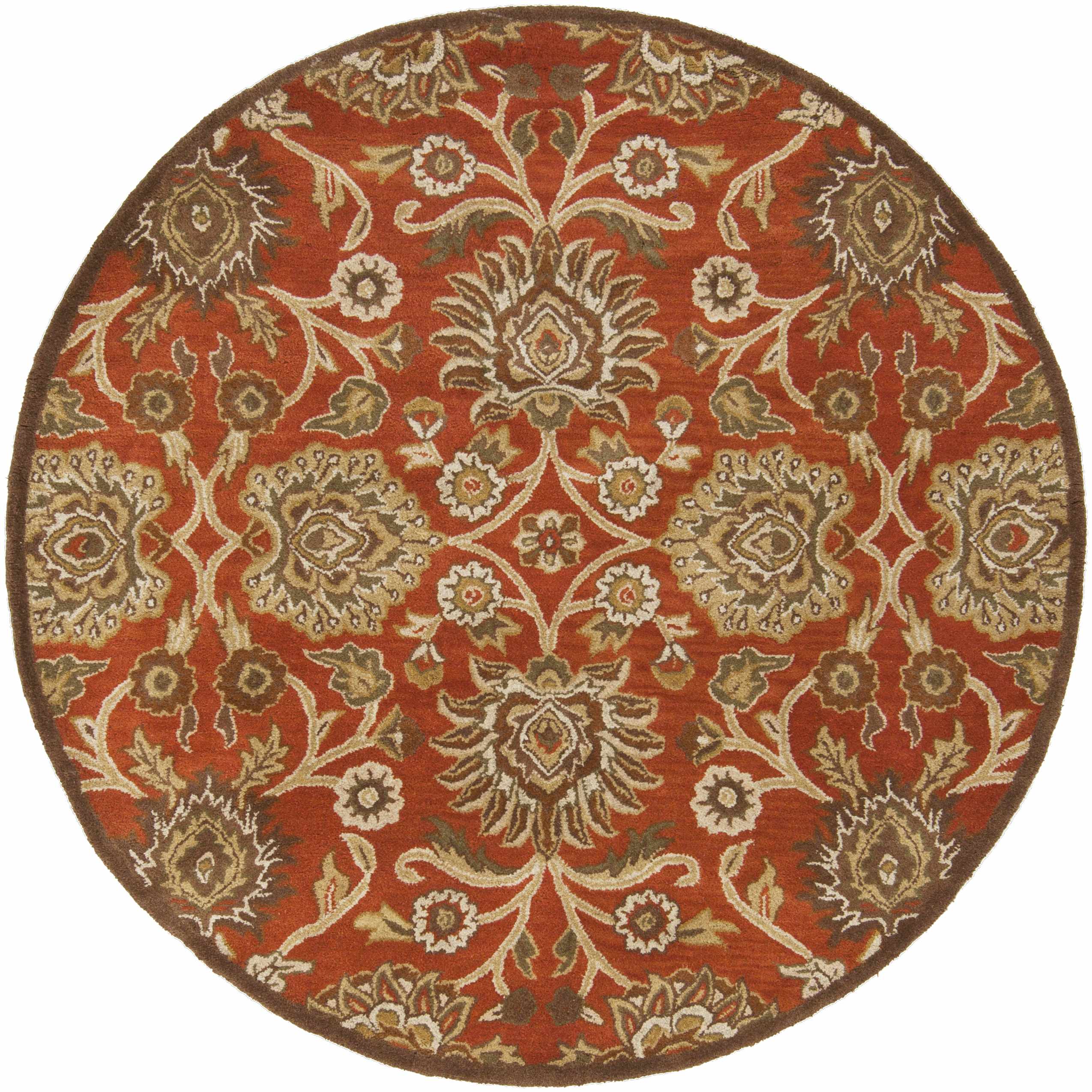 Conesus Hand Tufted Rust 1062 Area Rug - Clearance - Image 10