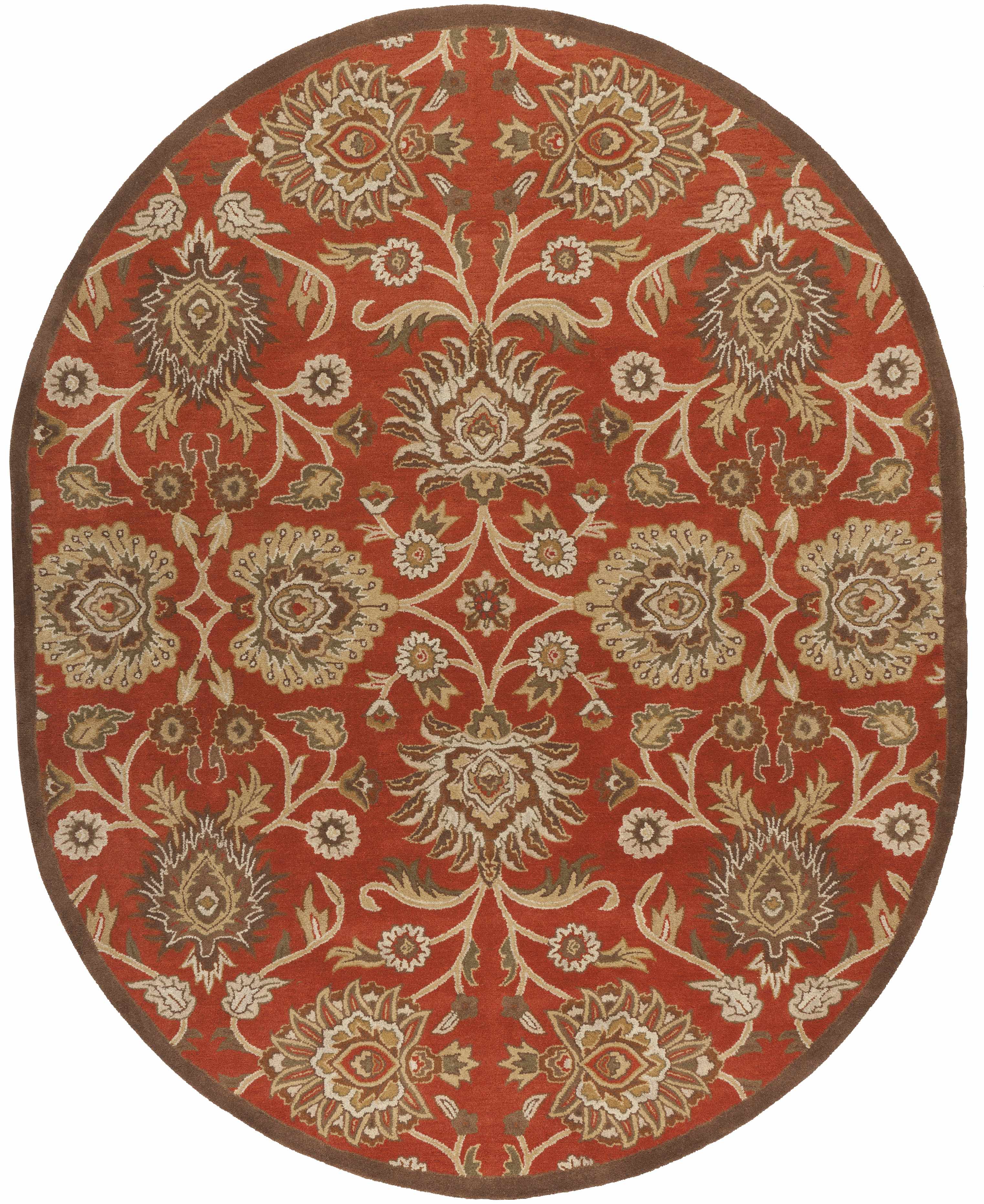 Conesus Hand Tufted Rust 1062 Area Rug - Clearance - Image 11