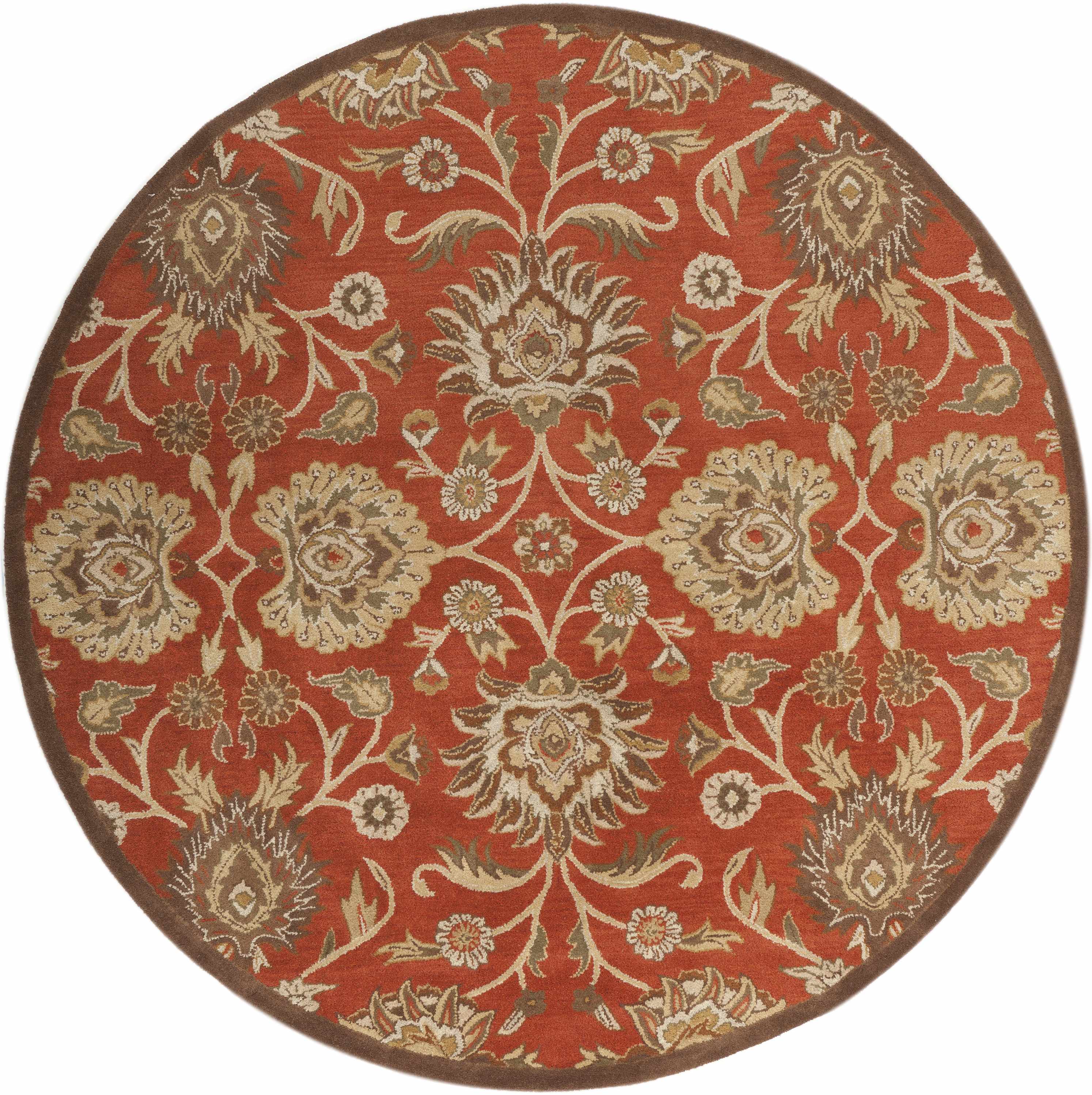 Conesus Hand Tufted Rust 1062 Area Rug - Clearance - Image 12