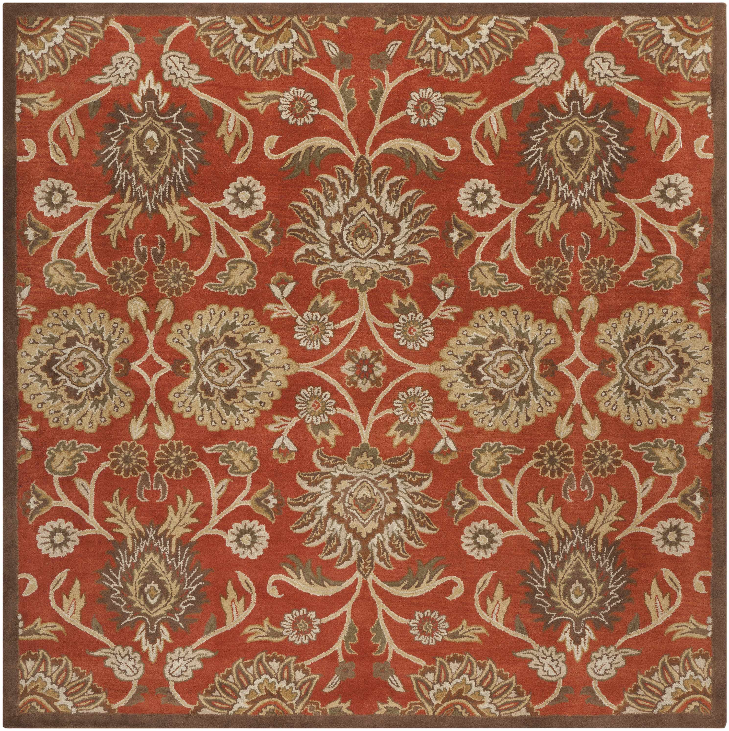 Conesus Hand Tufted Rust 1062 Area Rug - Clearance - Image 13