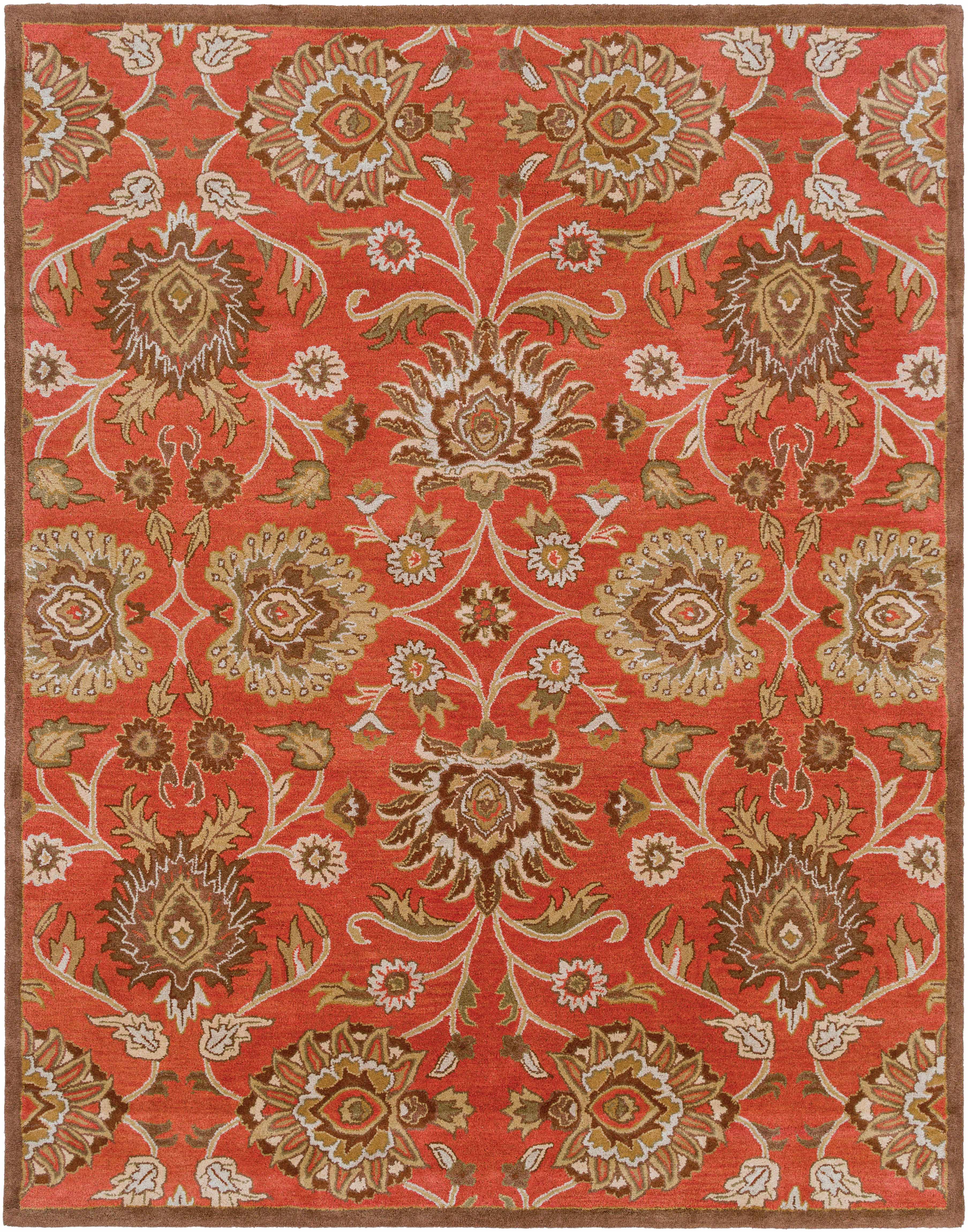 Conesus Hand Tufted Rust 1062 Area Rug - Clearance - Image 14
