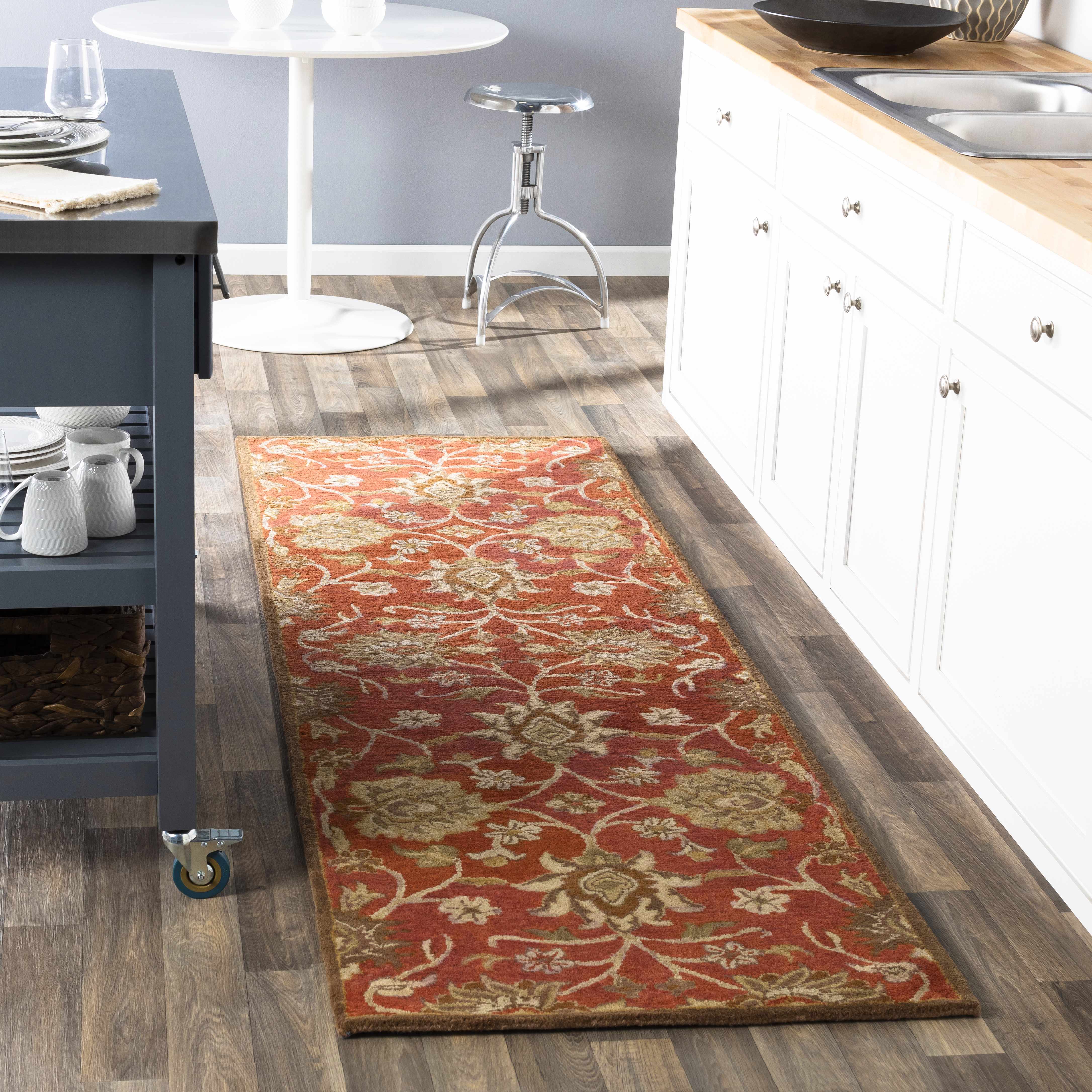 Conesus Hand Tufted Rust 1062 Area Rug - Clearance - Image 2