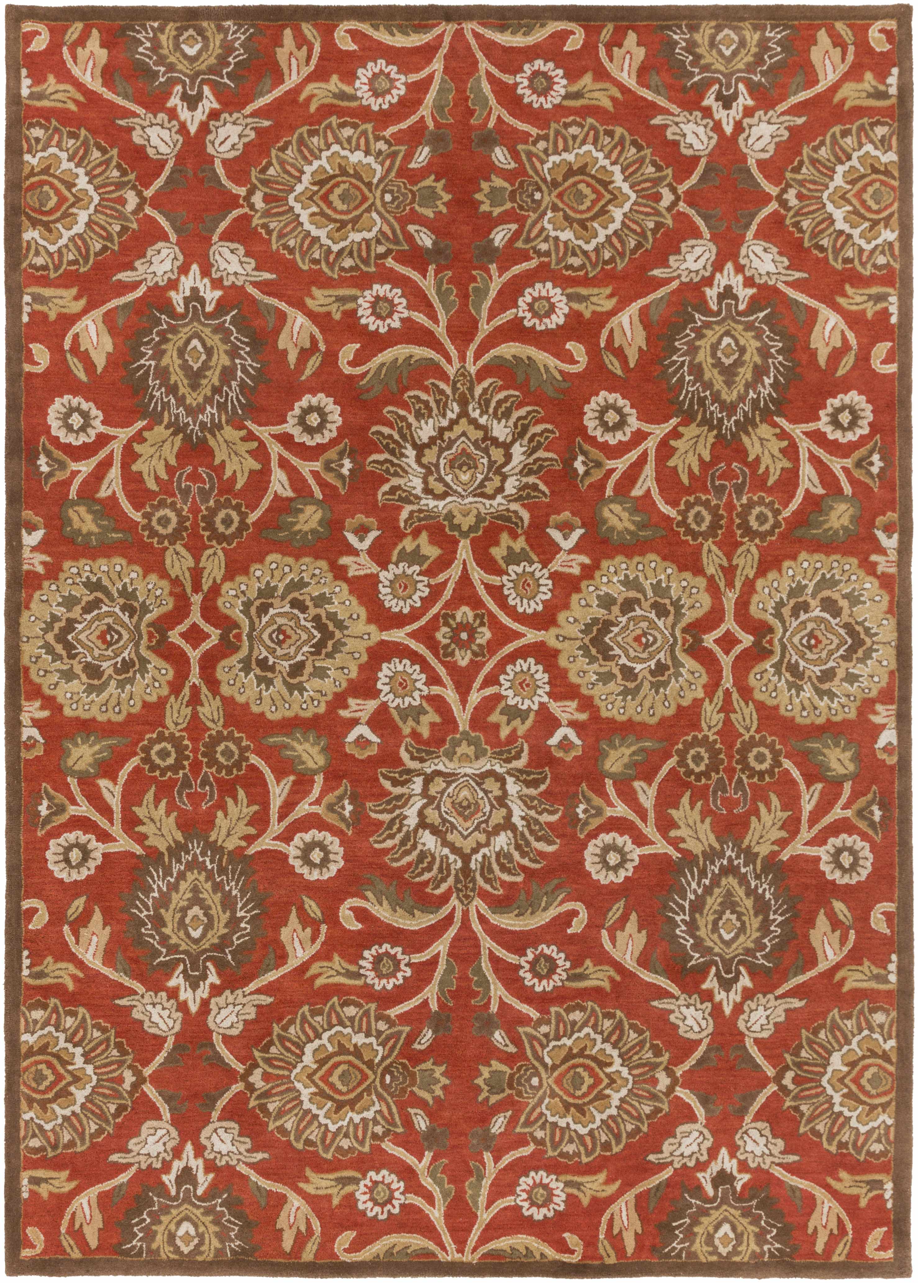 Conesus Hand Tufted Rust 1062 Area Rug - Clearance - Image 5