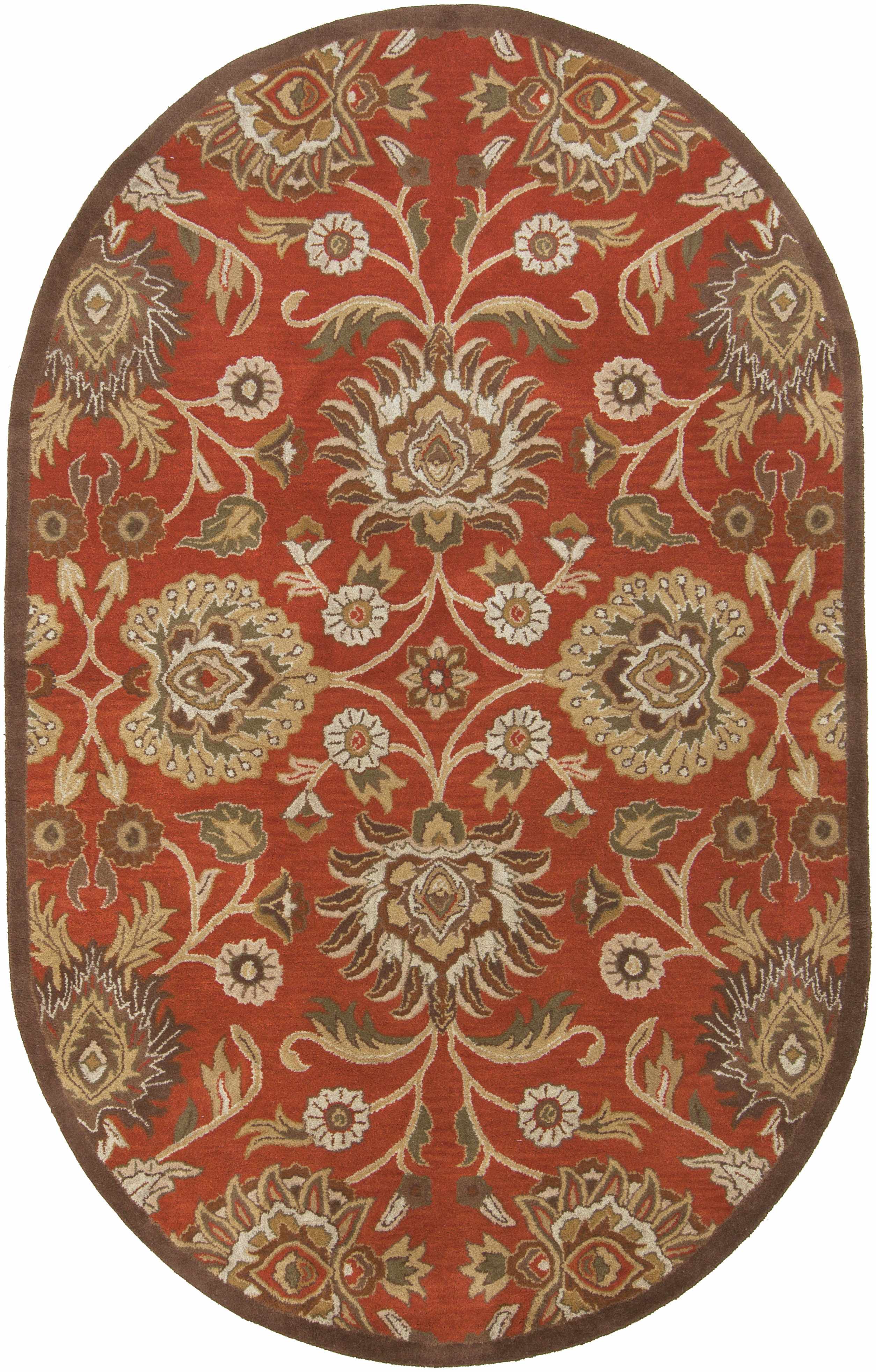 Conesus Hand Tufted Rust 1062 Area Rug - Clearance - Image 9
