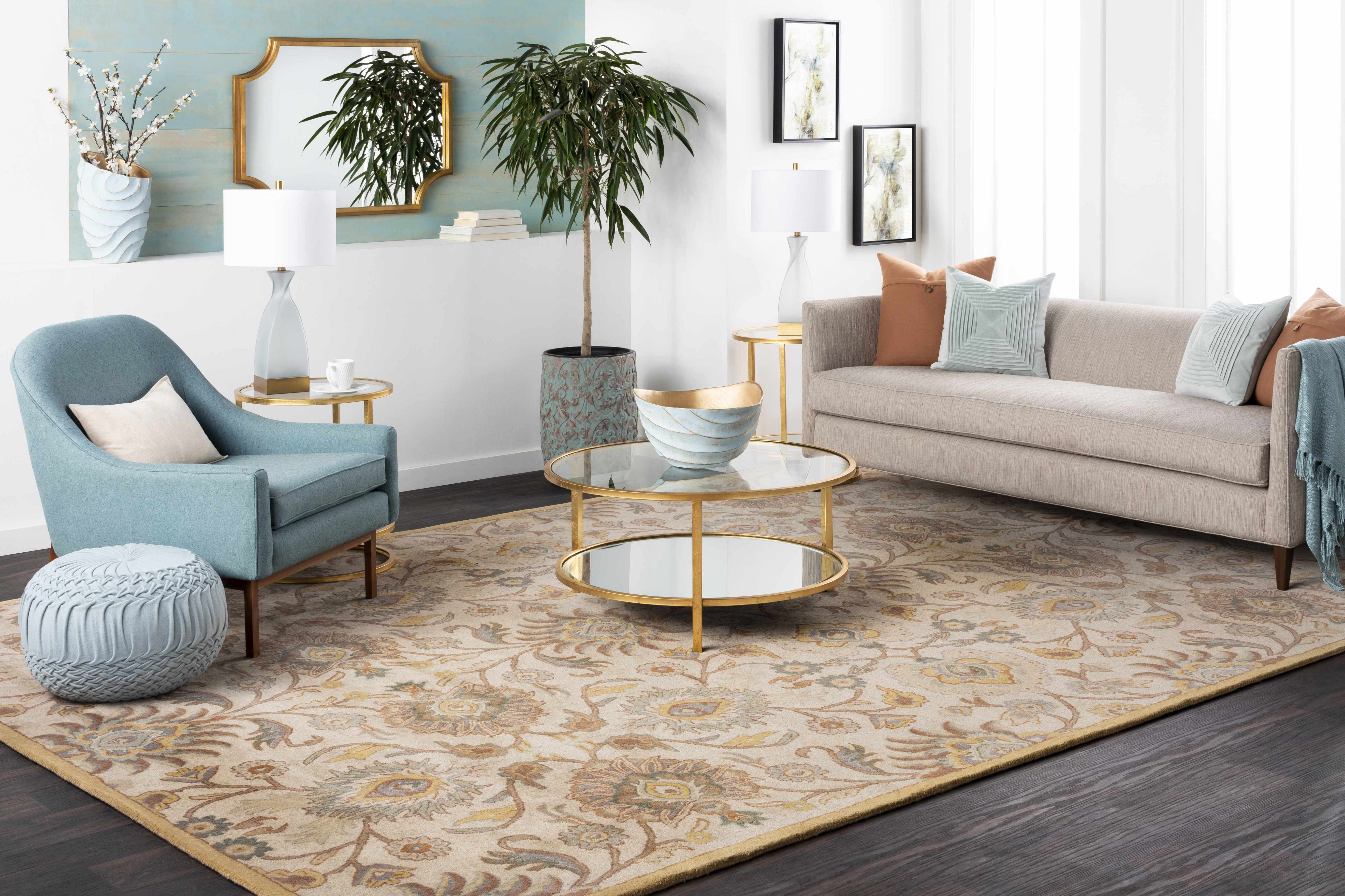 Conesus Hand Tufted Tan 1012 Area Rug - Image 7