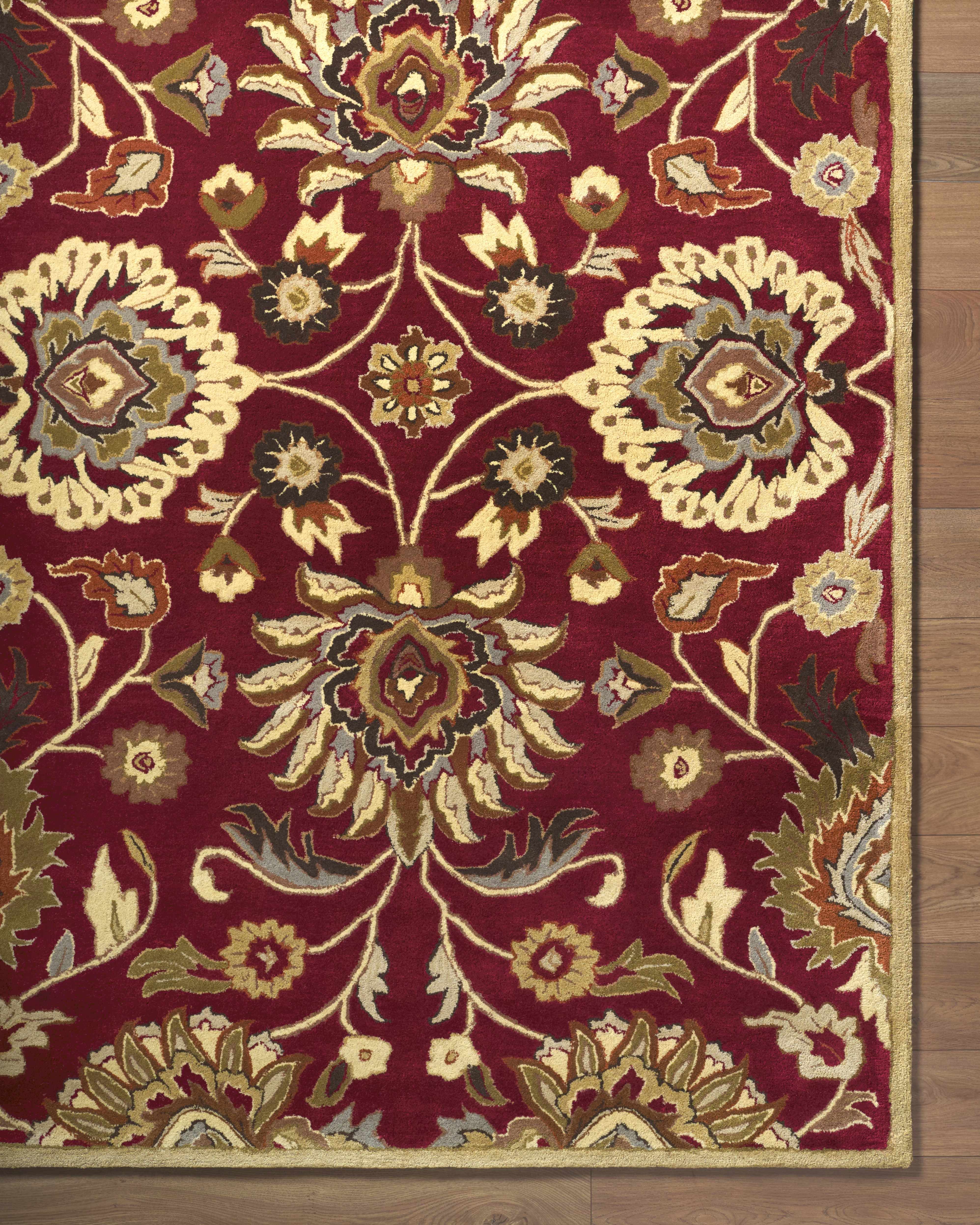 Conesus Red 1061 Hand Tufted Wool Rug - Image 18