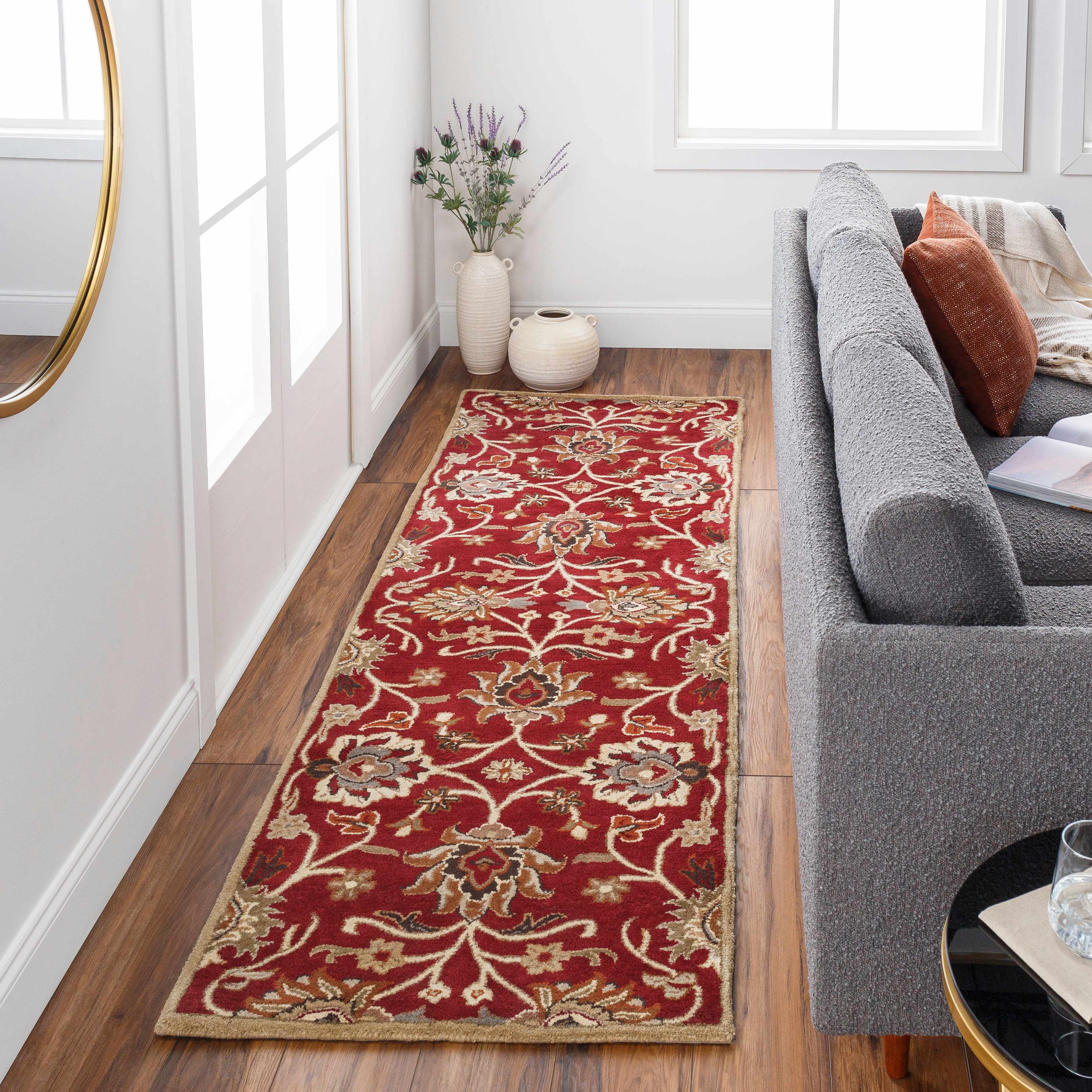 Conesus Red 1061 Hand Tufted Wool Rug - Image 3