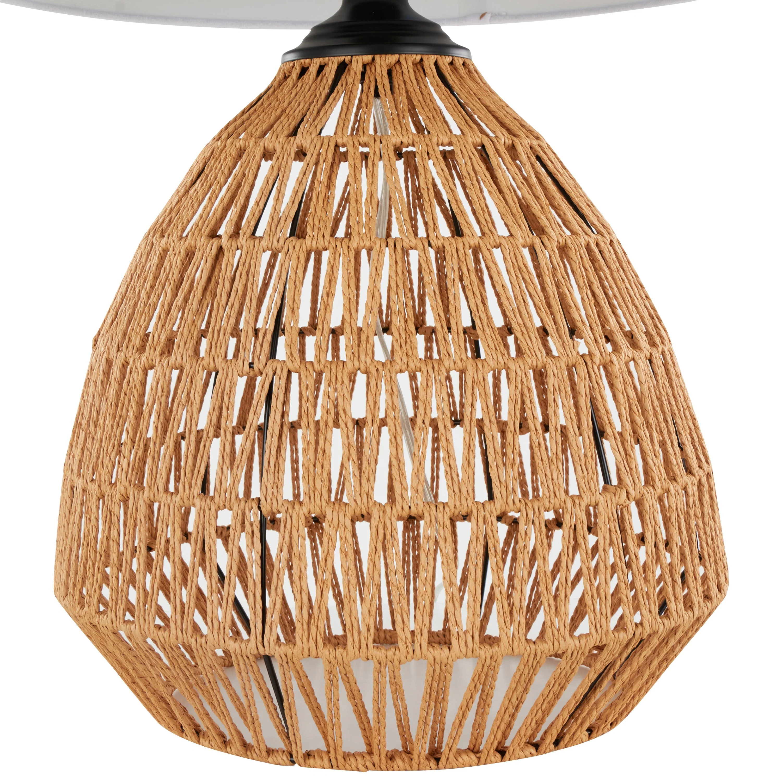 Congo 29" Contemporary Rattan Table Lamp - Image 3