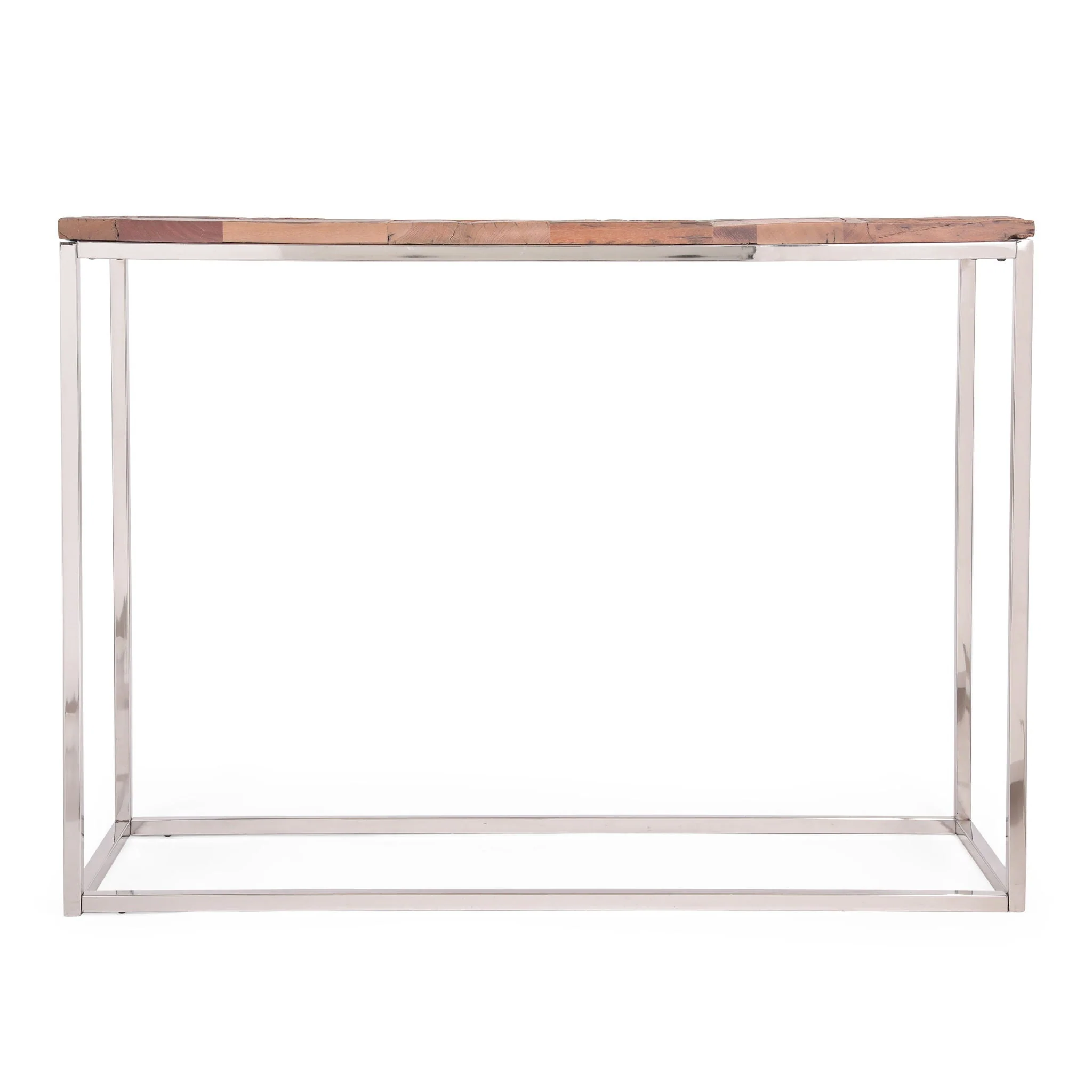Console Table - Brown / Silver - Image 3