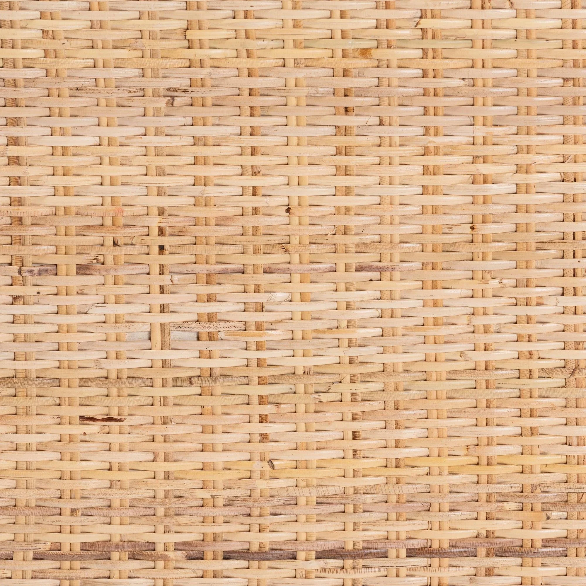 Console Table with One Shelf in Natural Rattan and Wood - Image 6