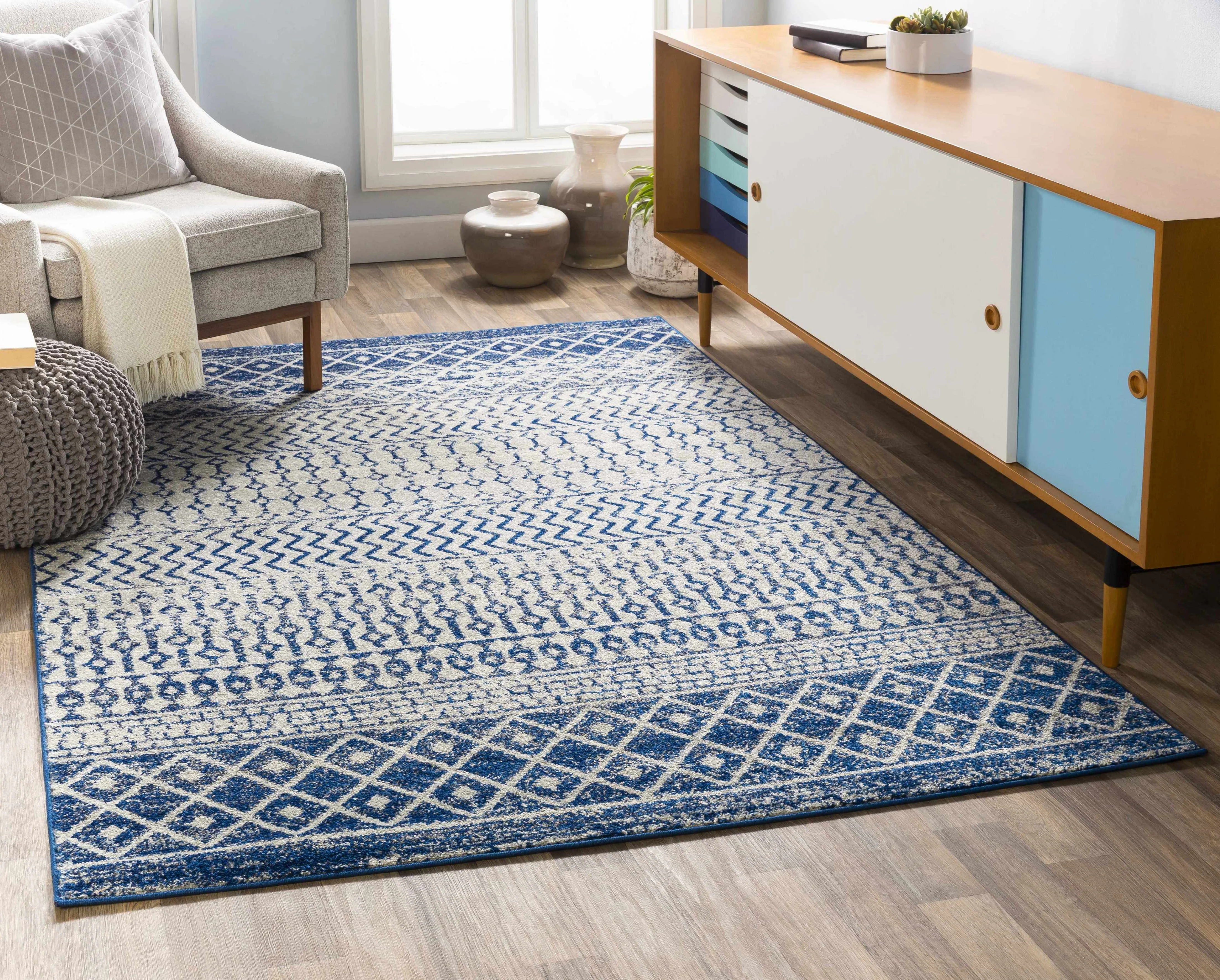 Constantin Blue Area Rug - Image 4