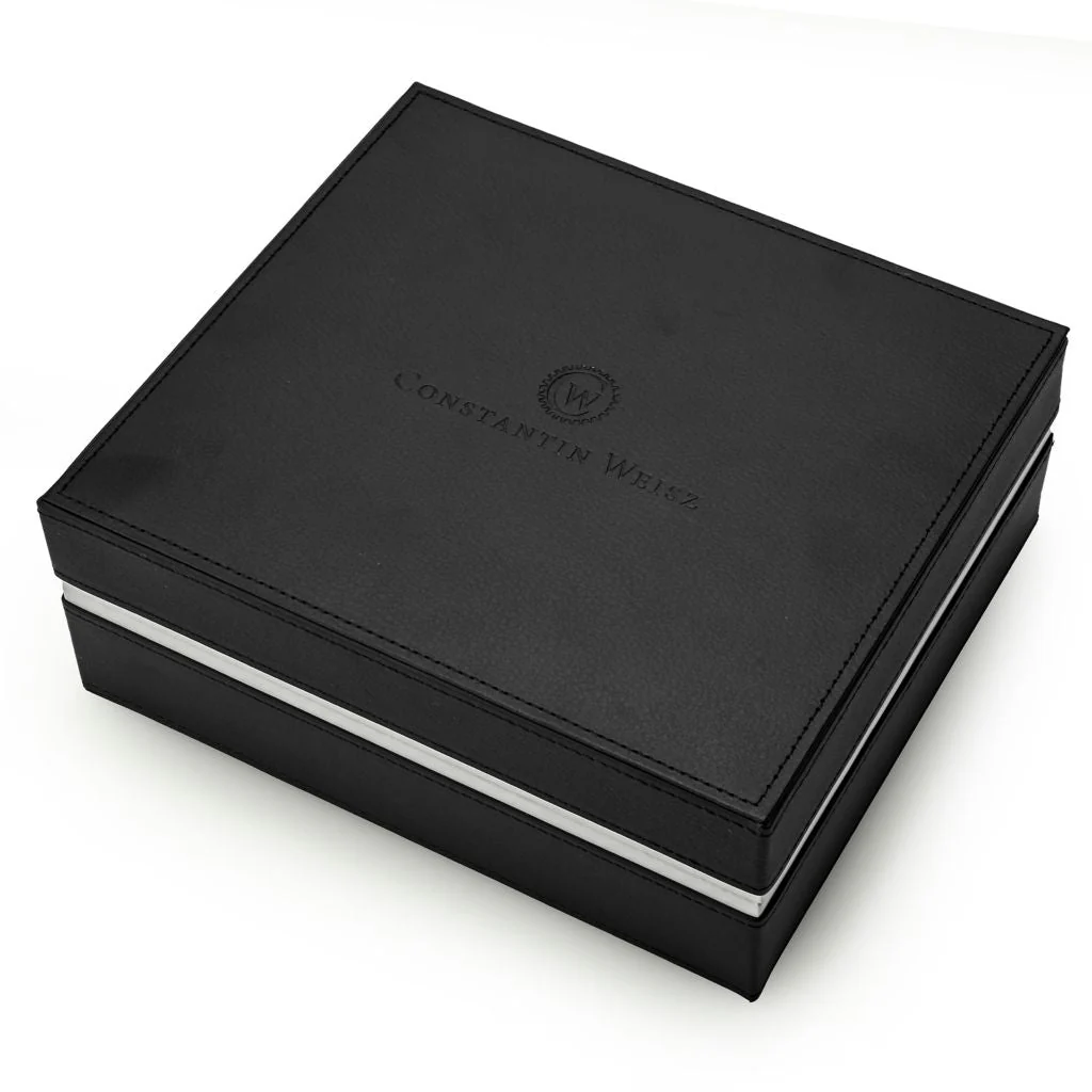 Constantin Weisz 6-Slot Vegan Leather Collector's Watch Box - Image 3