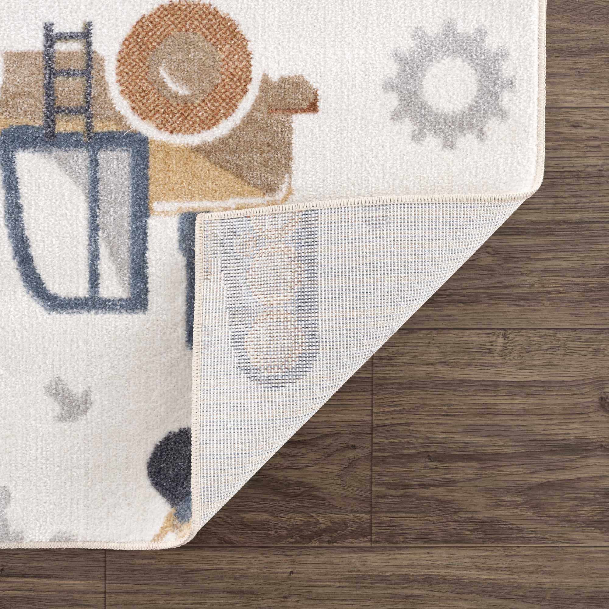 Construction Washable Kids Area Rug - Image 3