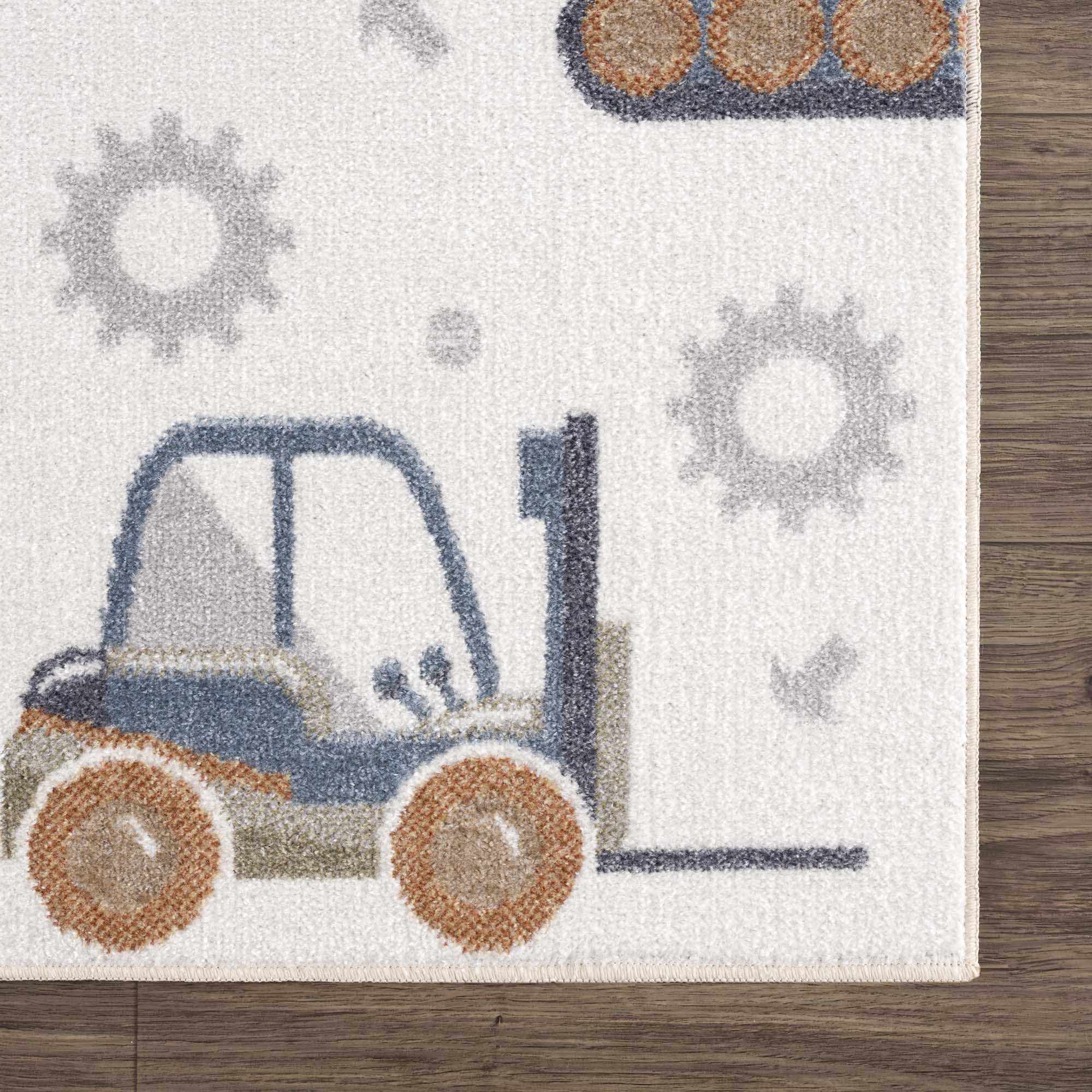 Construction Washable Kids Area Rug - Image 6