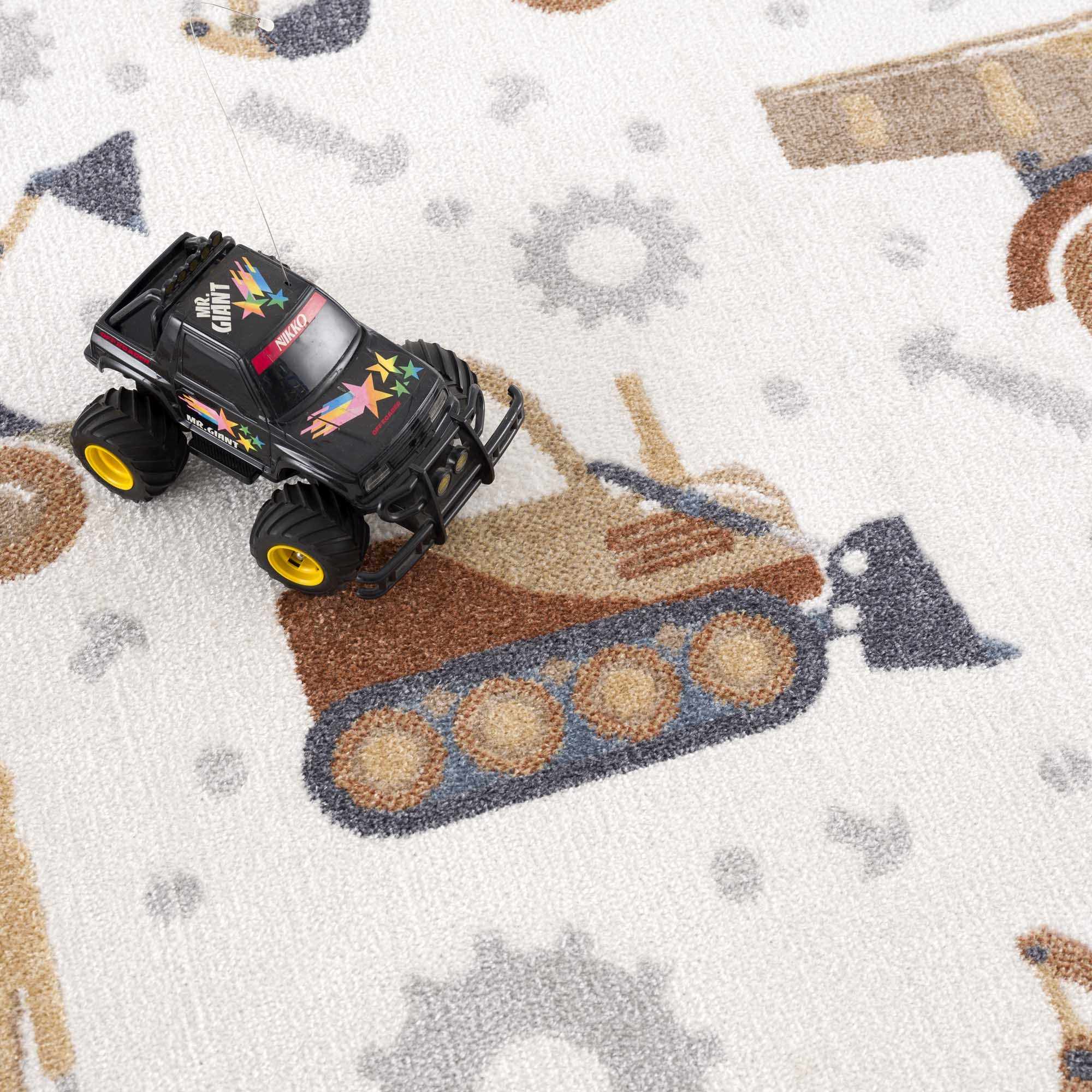 Construction Washable Kids Area Rug - Image 8
