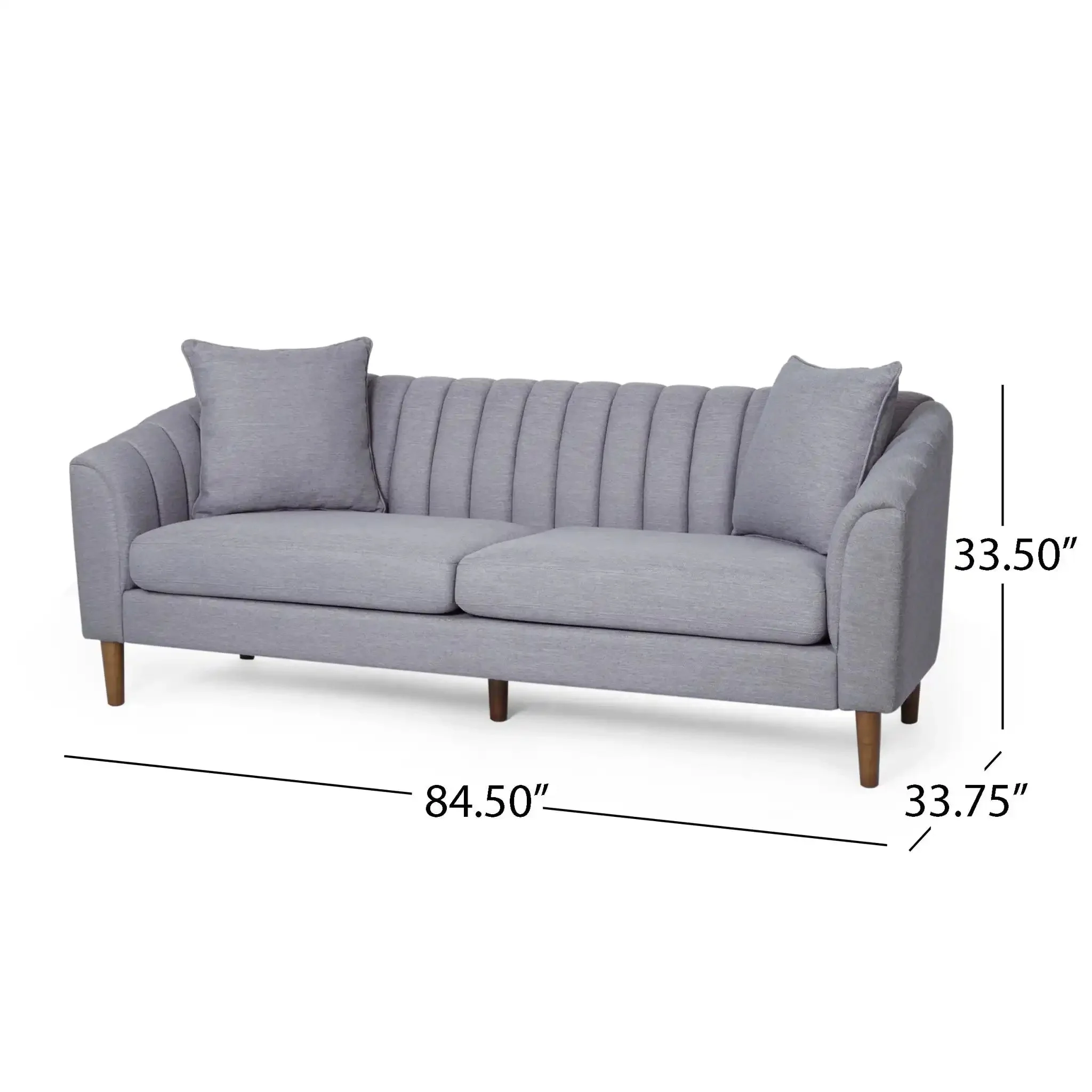 Contemporary 3 Seater Sofa With Accents - Image 14