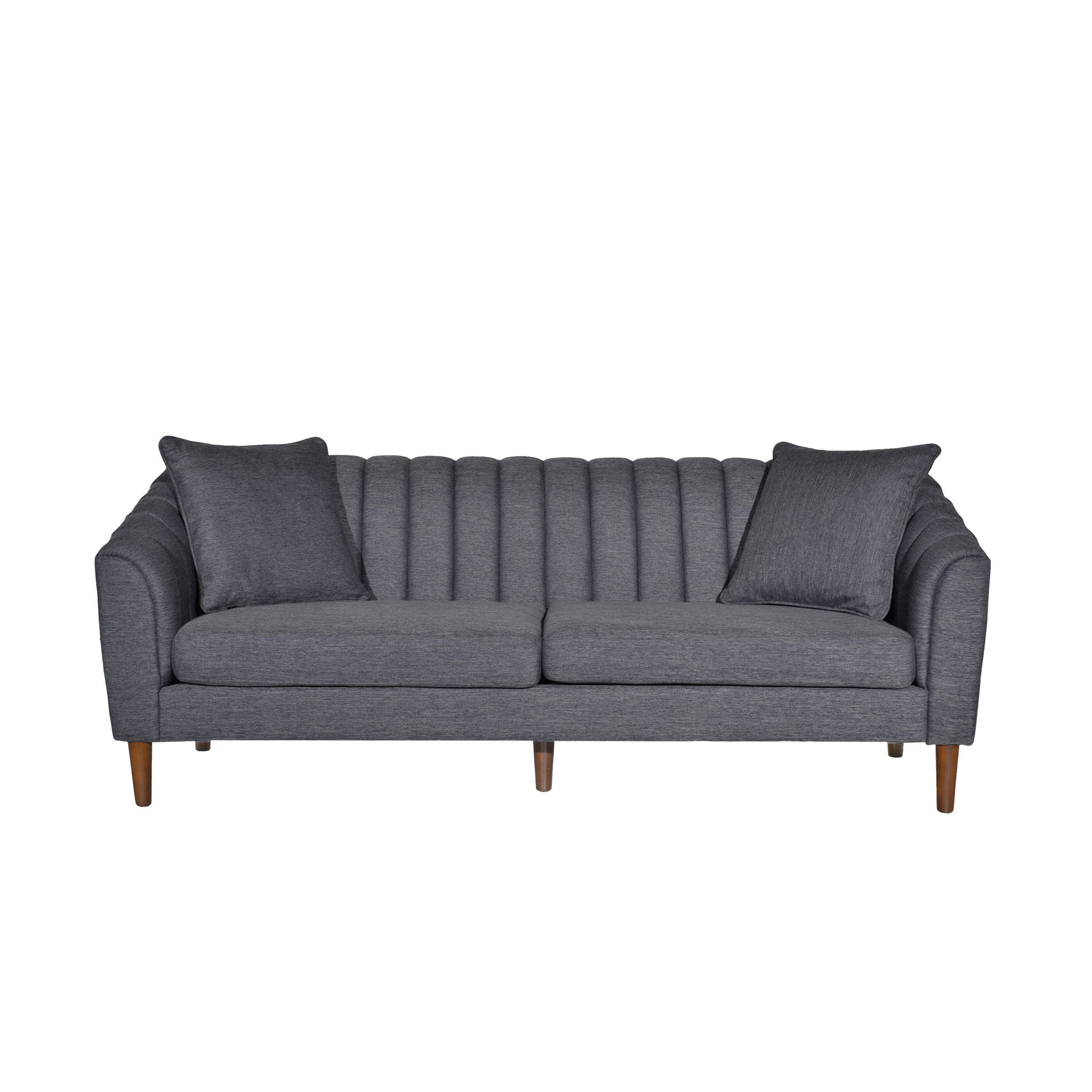 Contemporary 3 Seater Sofa With Accents - Image 4