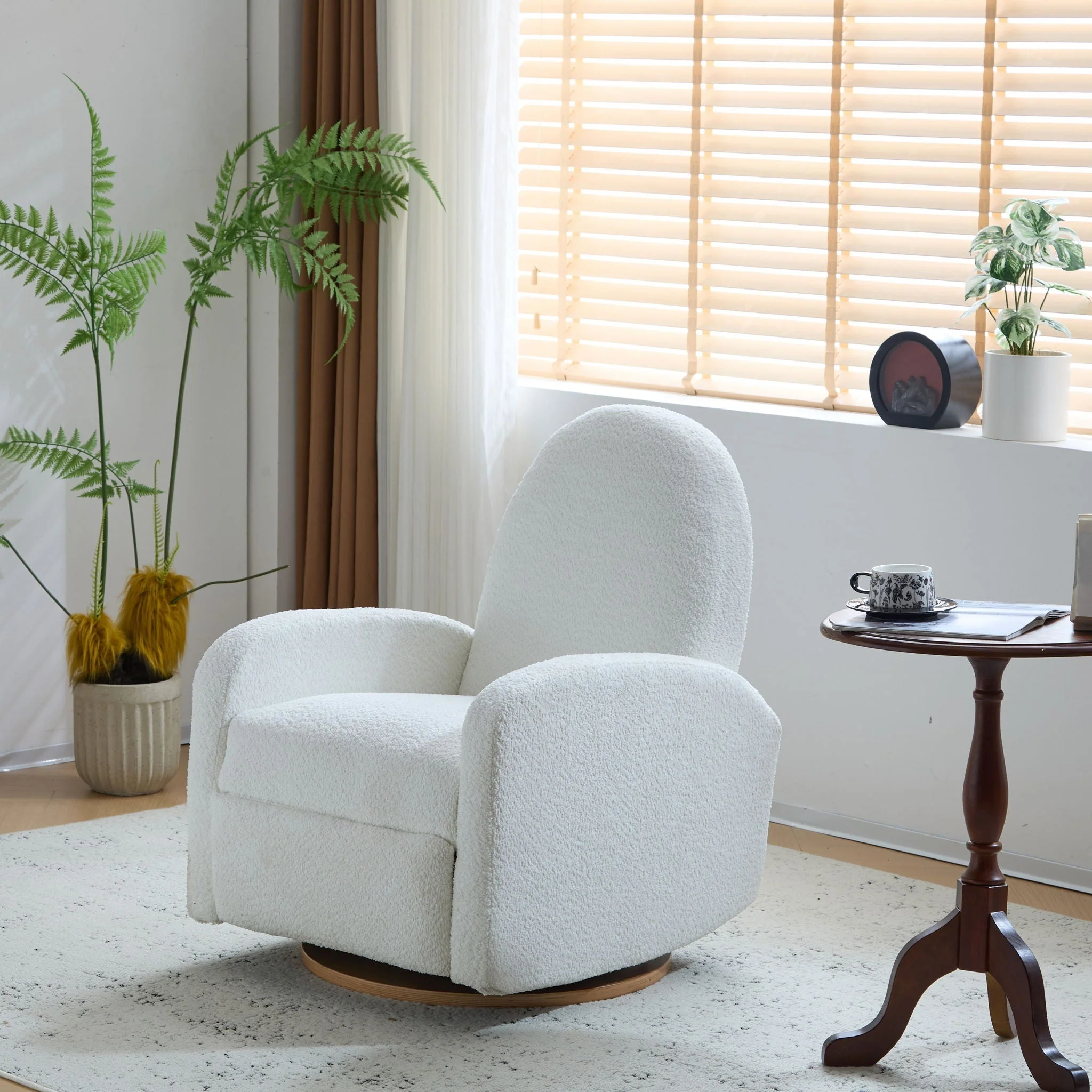 Contemporary 360 Swivel And Glider Recliner Chair - Image 6