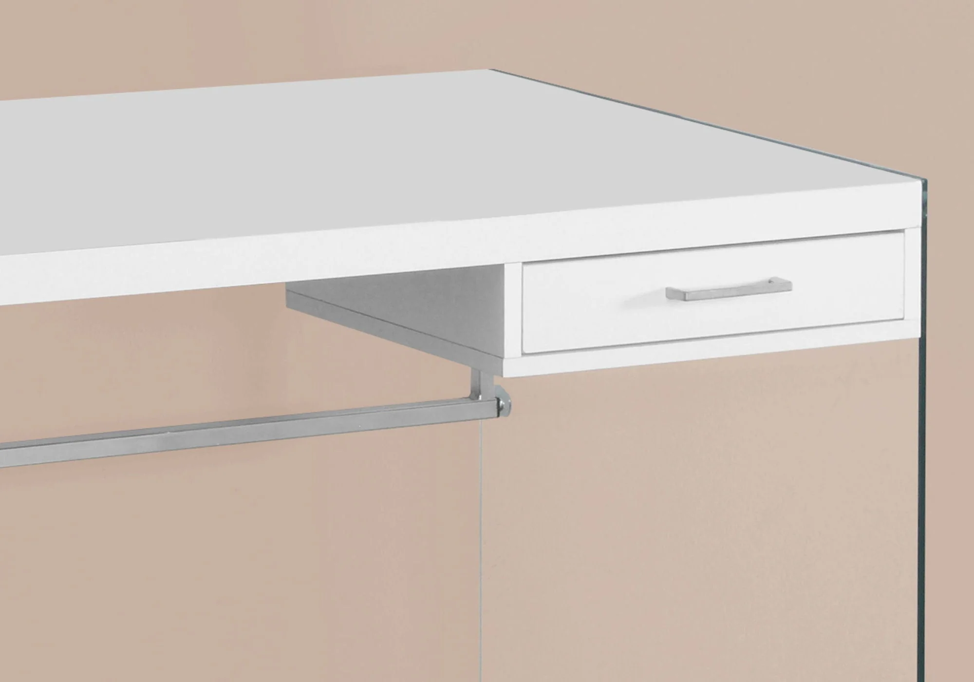 Contemporary Design Computer Desk For Home Office, Storage Drawers - Image 12