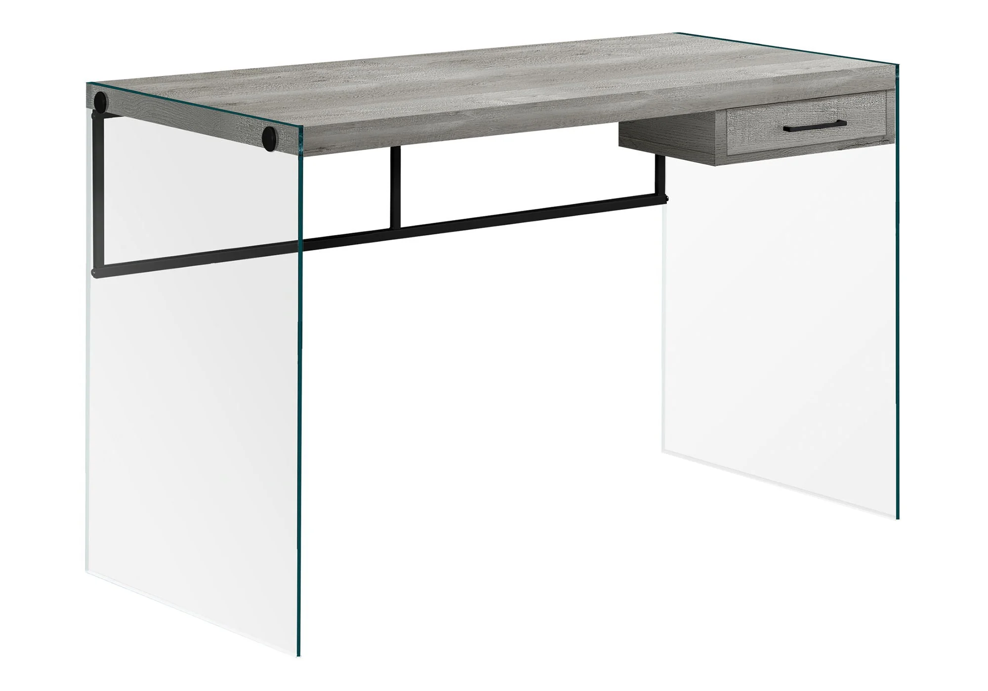 Contemporary Design Computer Desk For Home Office, Storage Drawers - Image 2