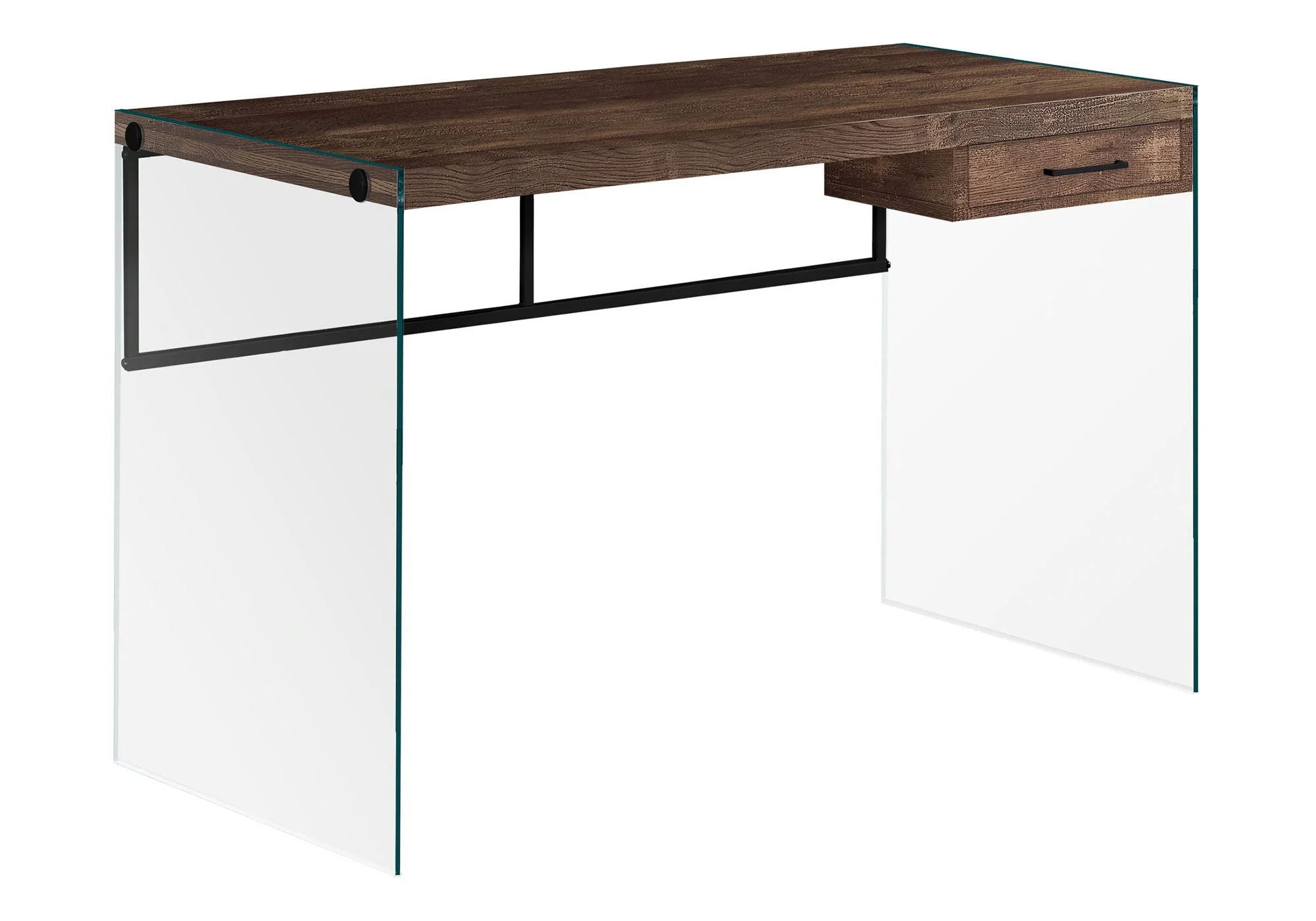 Contemporary Design Computer Desk For Home Office, Storage Drawers - Image 3