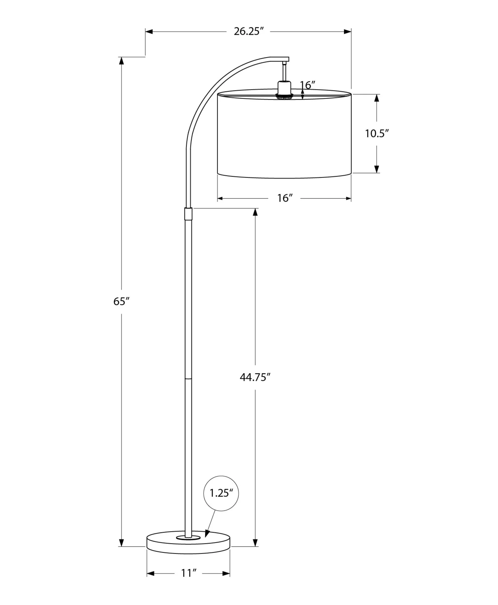Contemporary Design Floor Lamp Lighting - Image 4