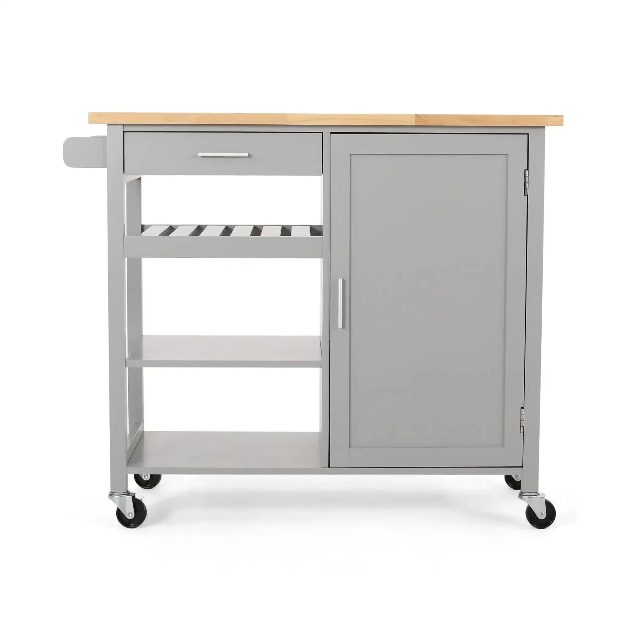 Contemporary Design Kitchen Cart With Wheels - Image 2