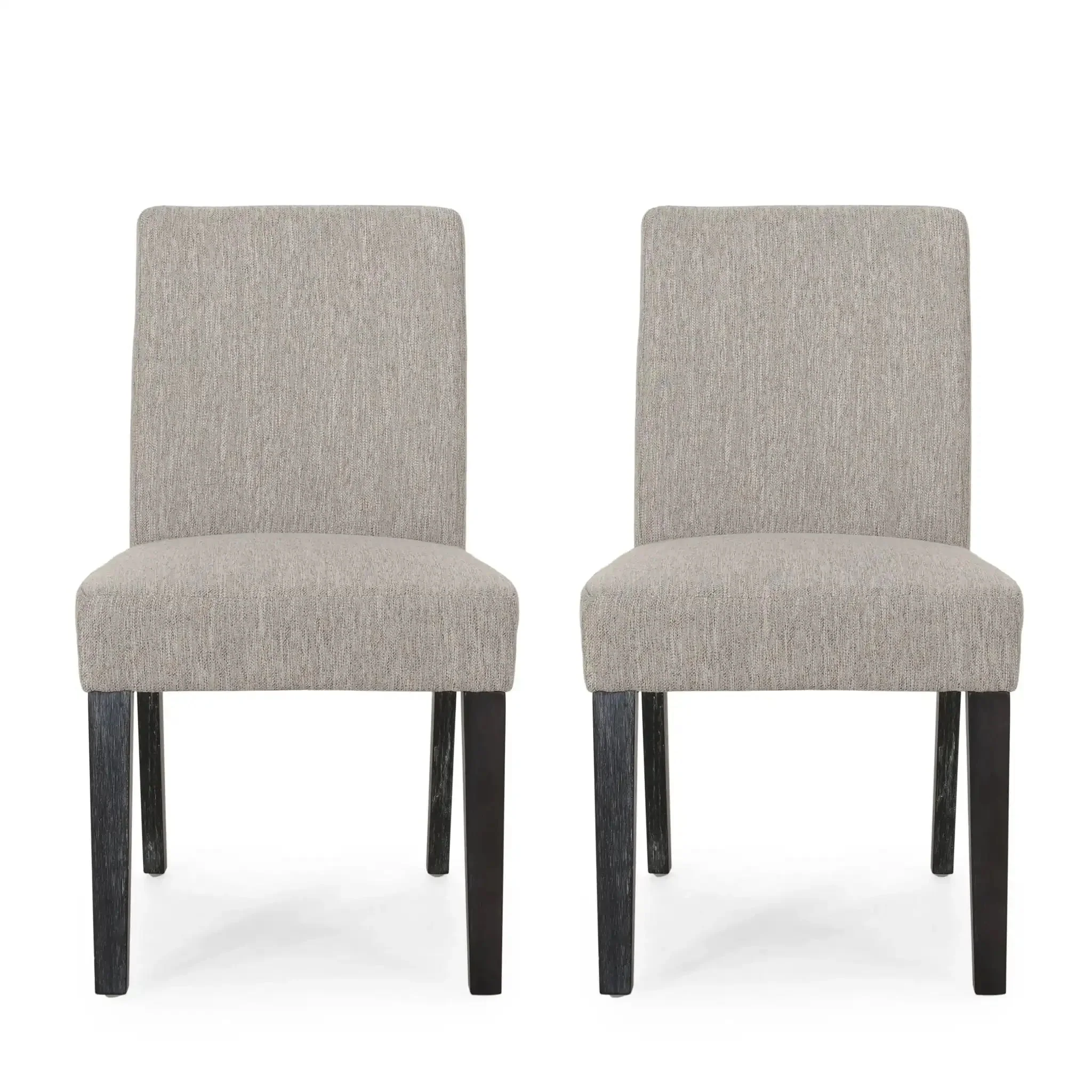 Contemporary Dining Chair With Upholstered Seating And Tapered Legs - Image 3