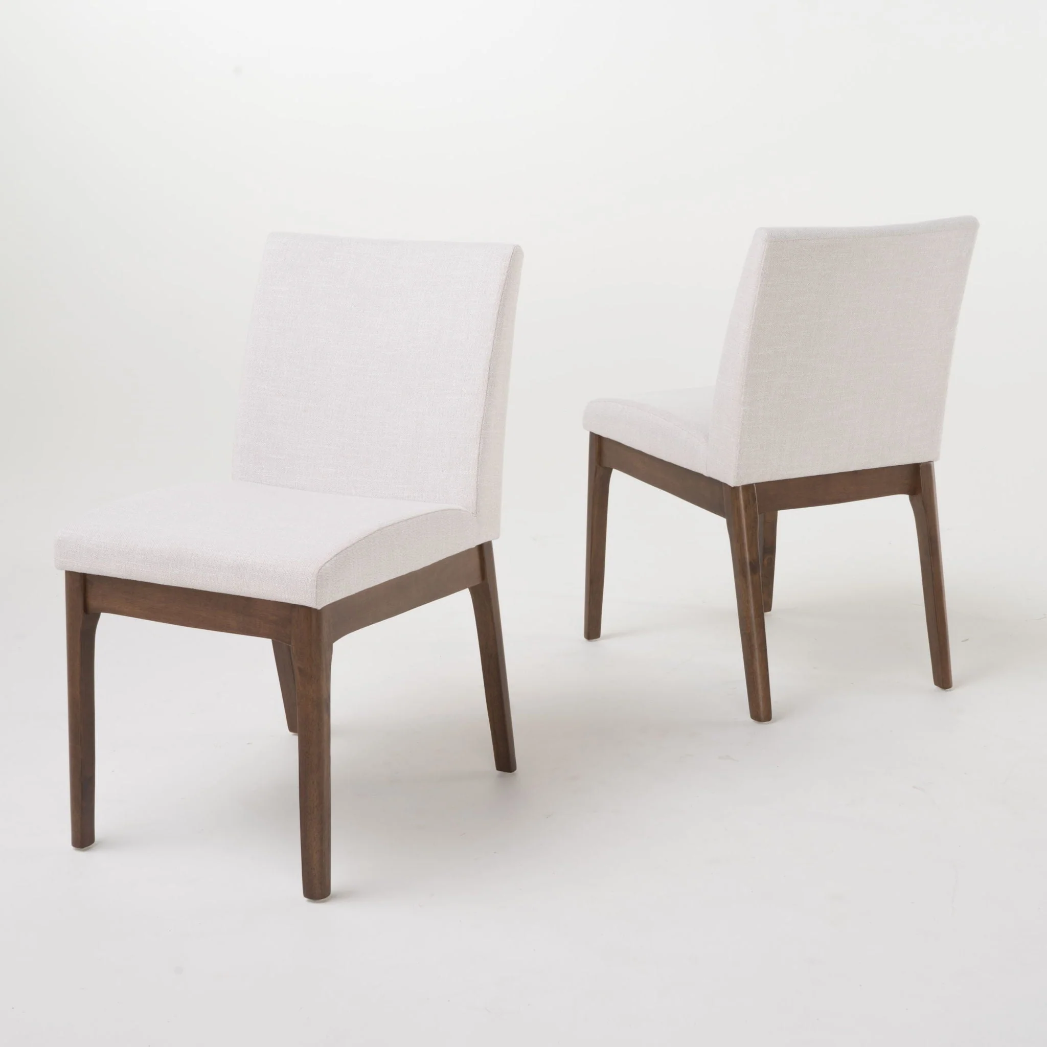 Contemporary Fabric Comfort Dining Chairs (Set of 2) - Image 2