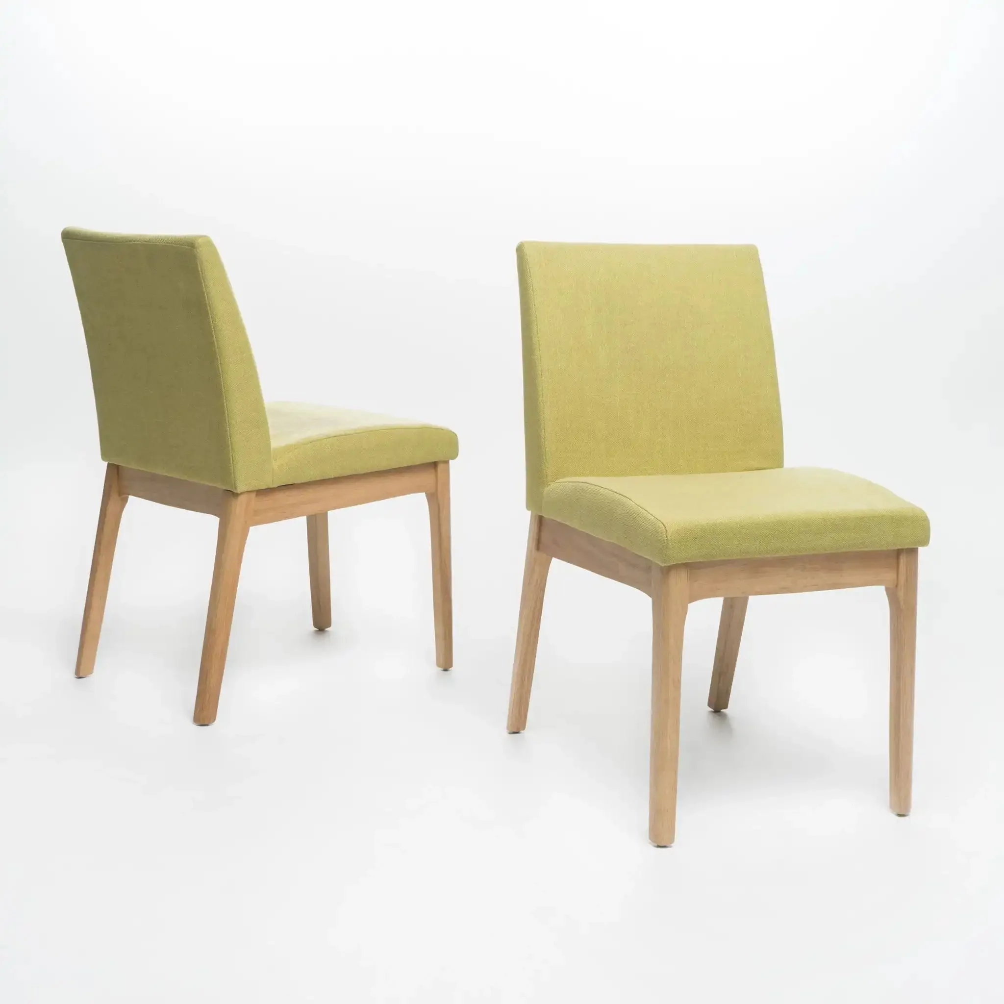 Contemporary Fabric Comfort Dining Chairs (Set of 2) - Image 4