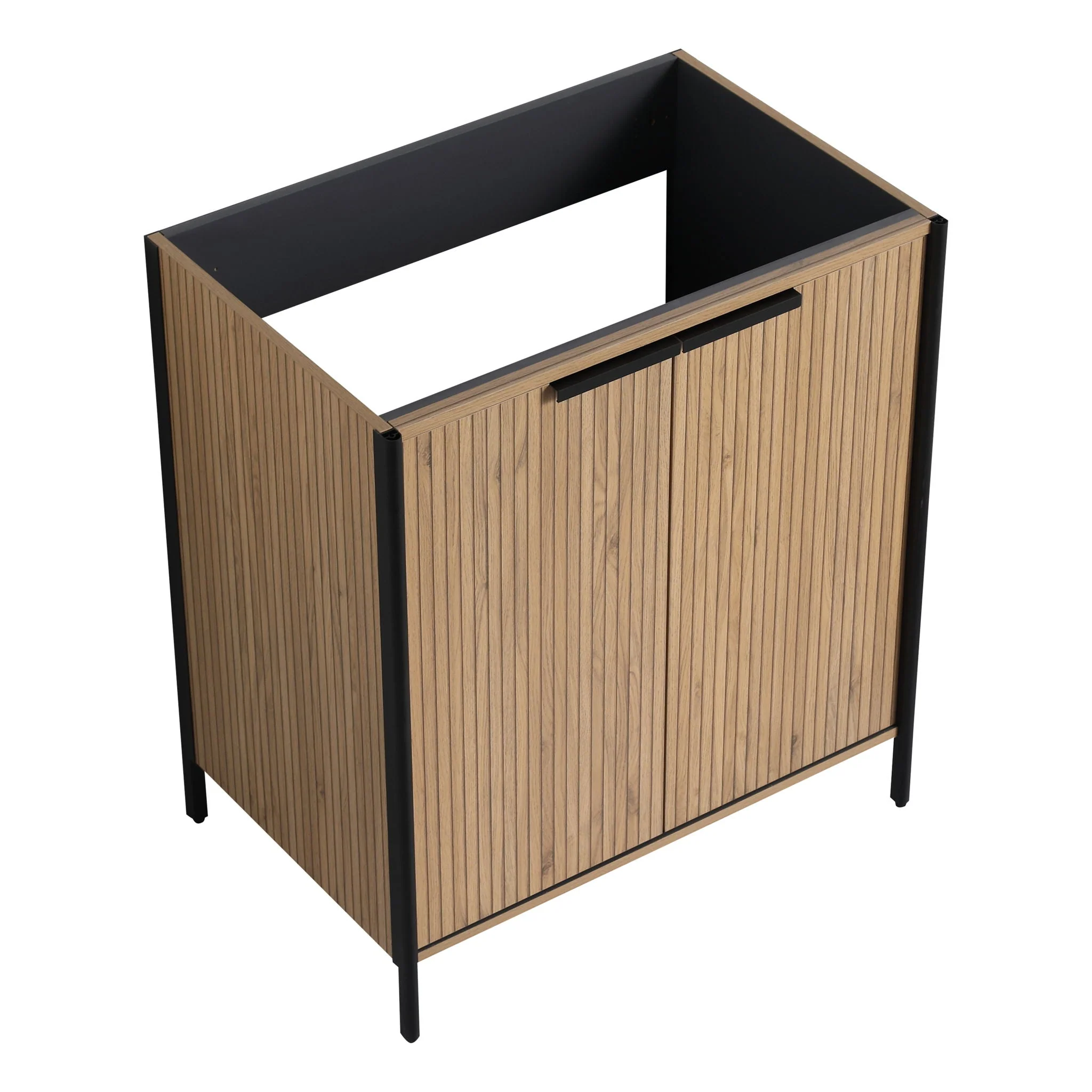 Contemporary Freestanding Bathroom Vanity With Adjustable Shelves - Image 10