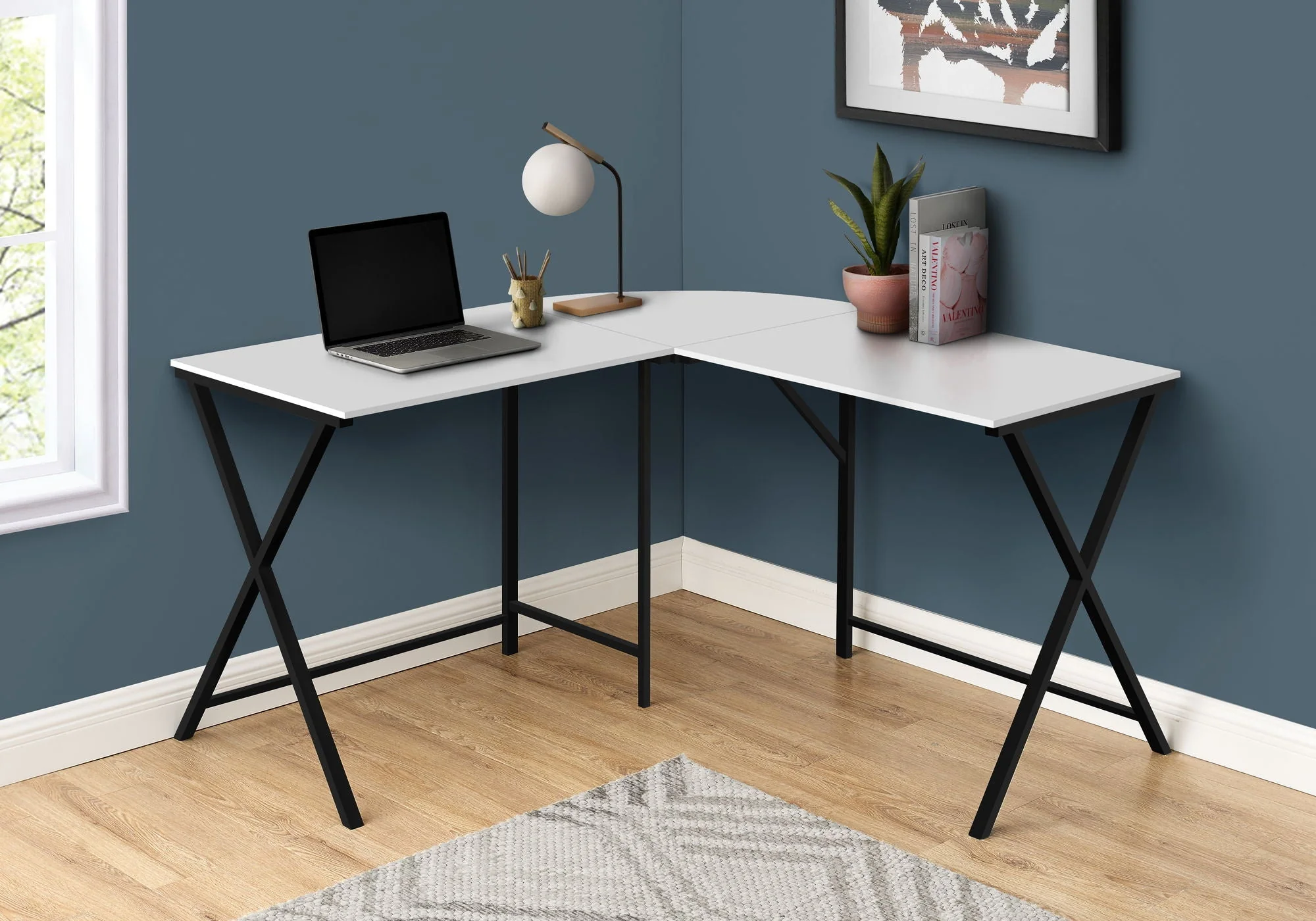 Contemporary L-Shaped Corner Computer Desk - Image 4