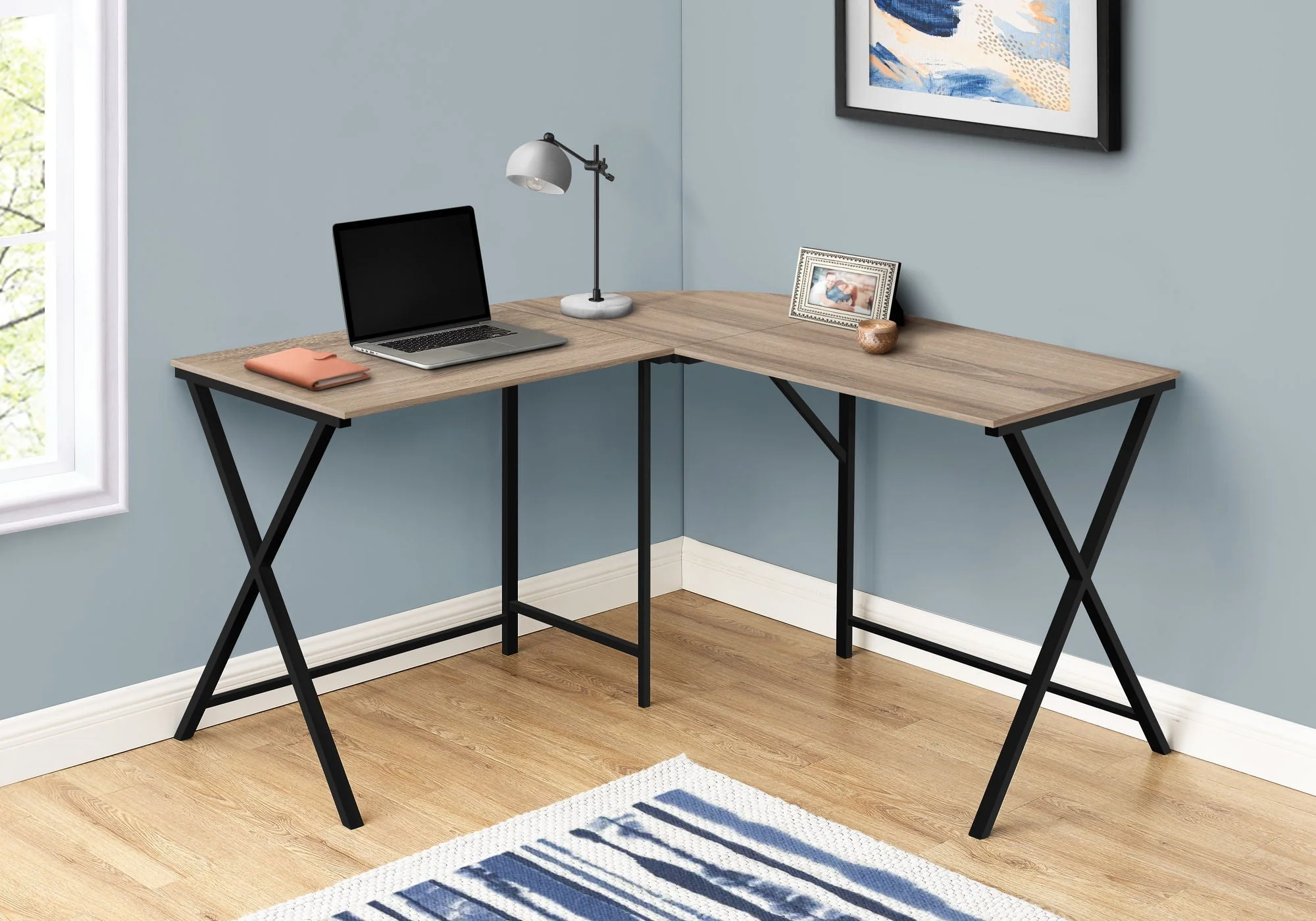 Contemporary L-Shaped Corner Computer Desk - Image 6