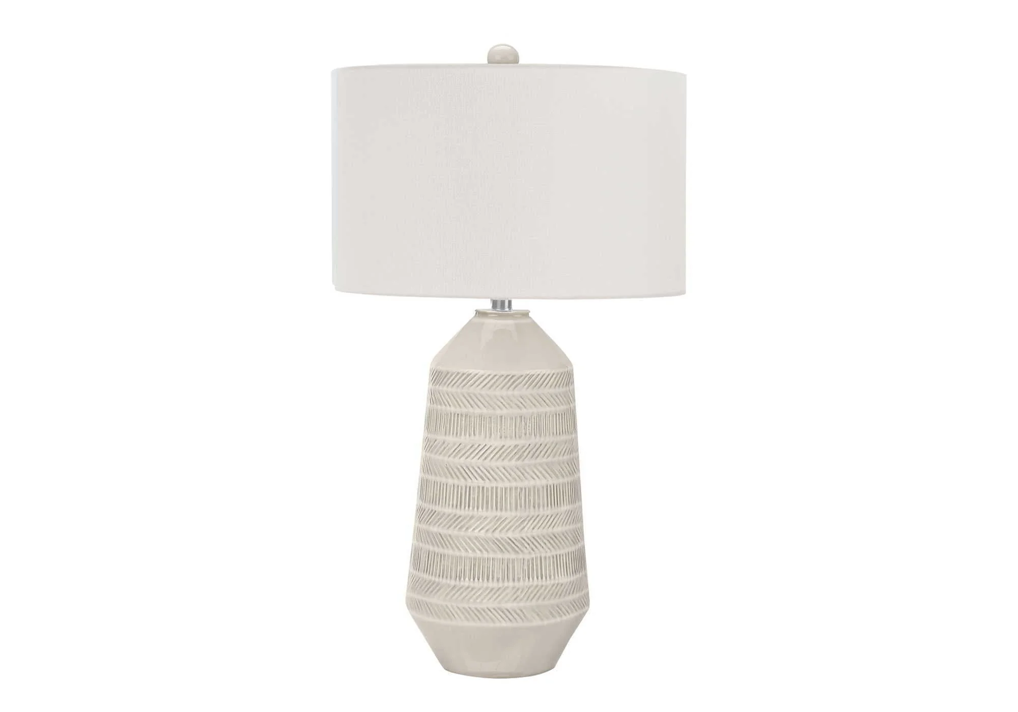 Contemporary Lighting, Table Lamp, Ceramic - Cream - Image 3