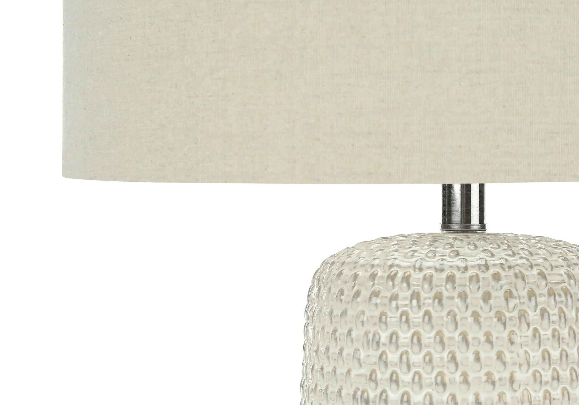Contemporary Lighting, Table Lamp, Ceramic, Resin - Cream - Image 4