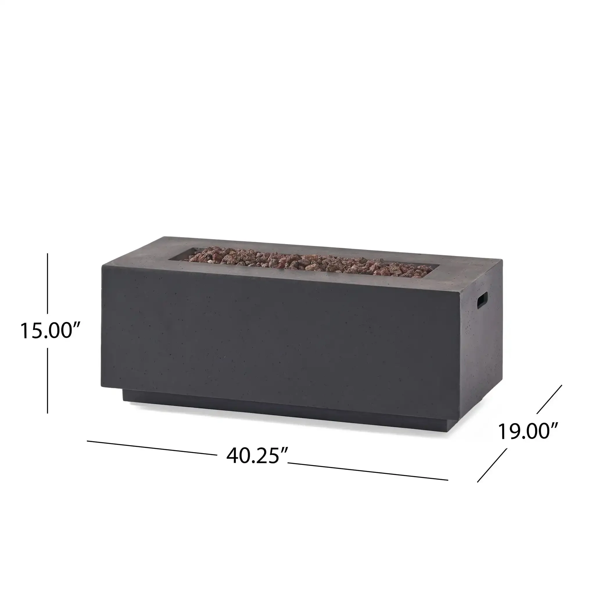 Contemporary Outdoor 40,000 Btu Propane Fire Pit - Image 8