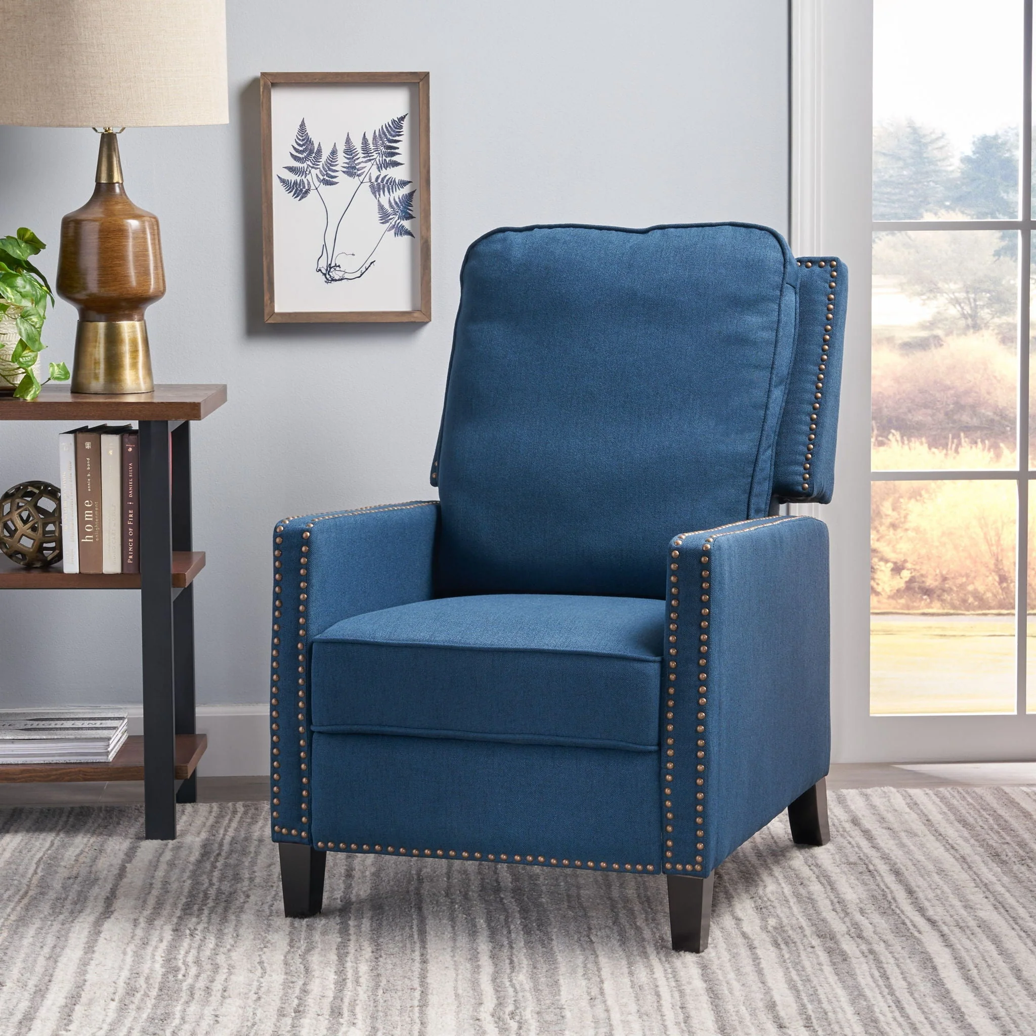Contemporary Wide Manual Standard Recliner - Image 23