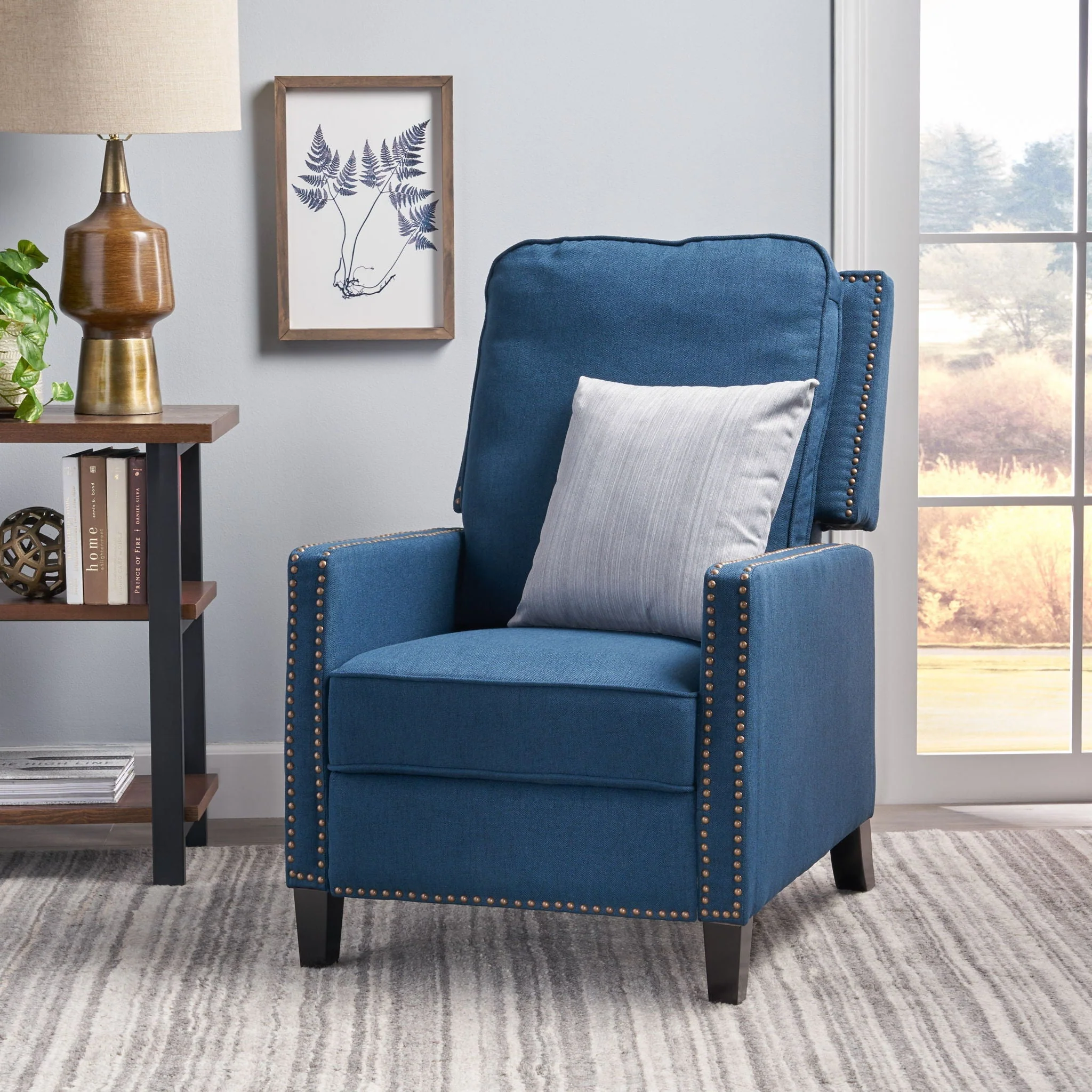 Contemporary Wide Manual Standard Recliner - Image 24